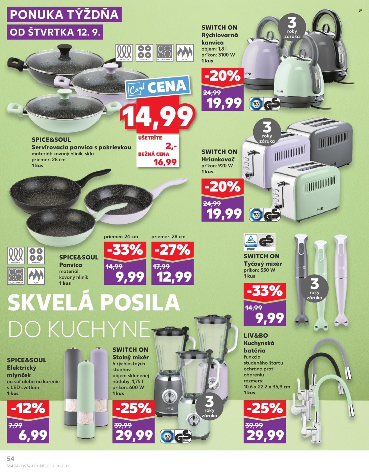 Leták Kaufland - 12.9.2024 - 18.9.2024. Strana 54