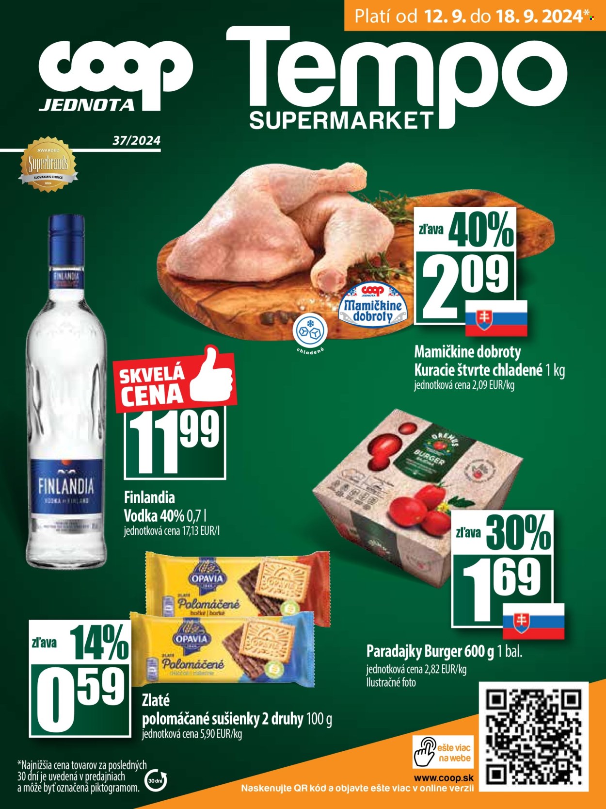 Leták COOP Jednota - 12.9.2024 - 18.9.2024. Strana 16