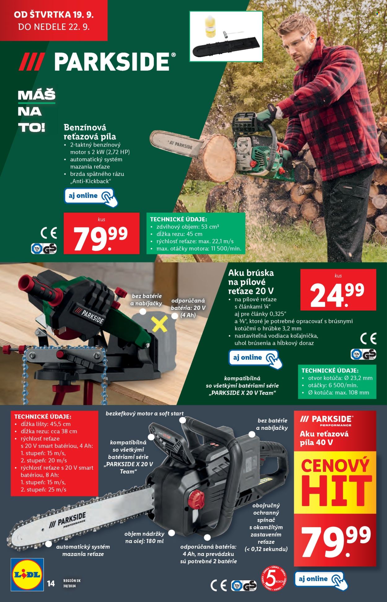Leták Lidl - 16.9.2024 - 22.9.2024. Strana 60