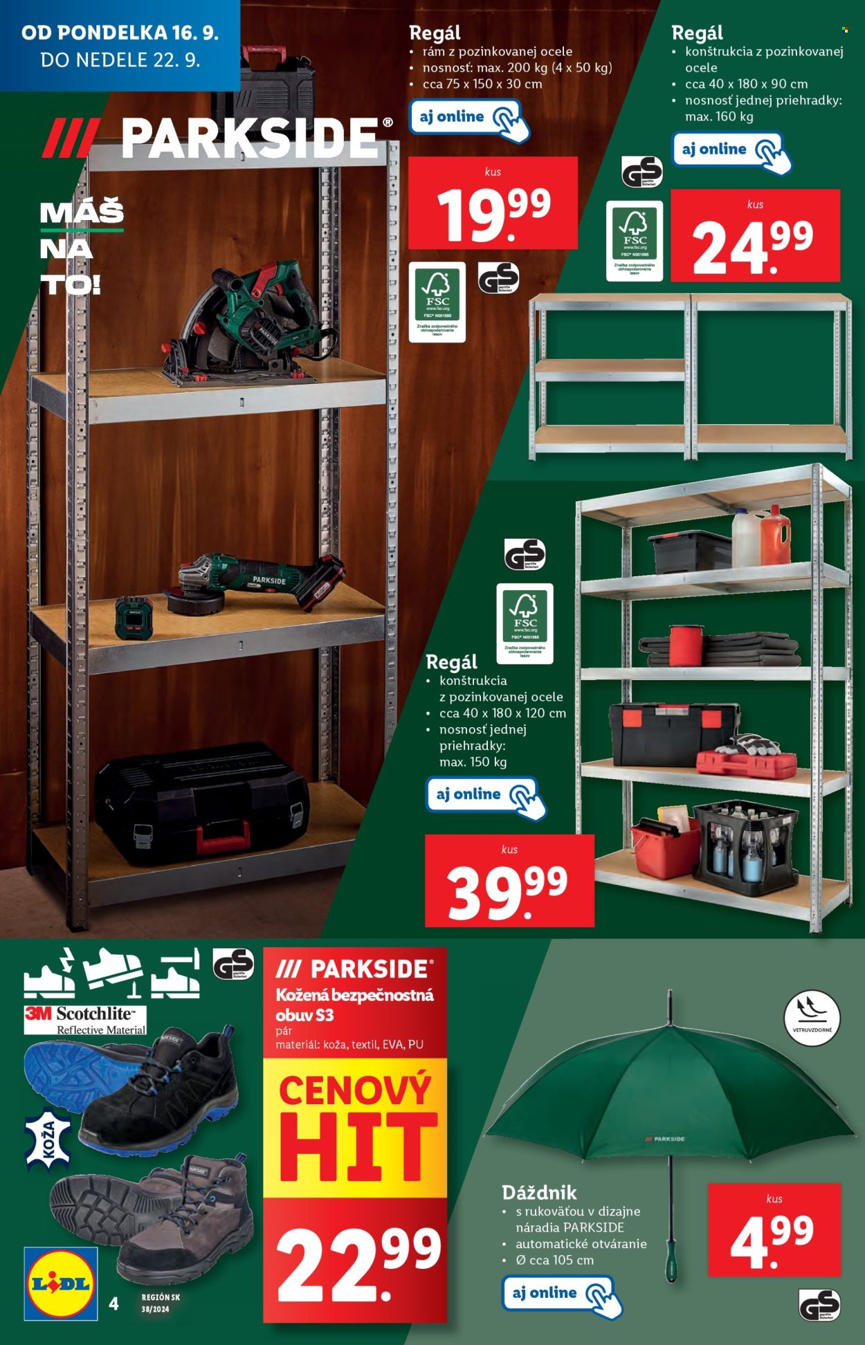 Leták Lidl - 16.9.2024 - 22.9.2024. Strana 4