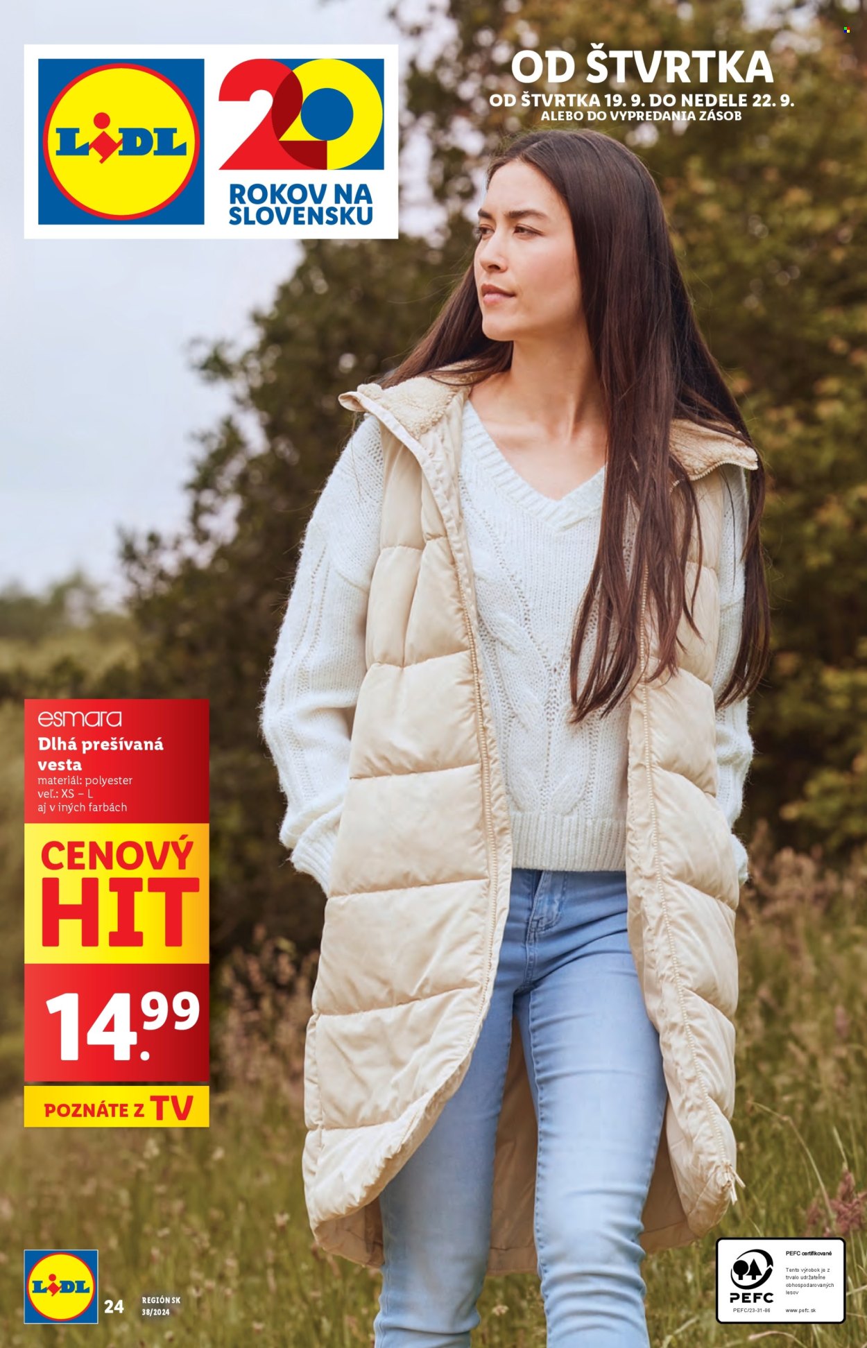 Leták Lidl - 16.9.2024 - 22.9.2024. Strana 24