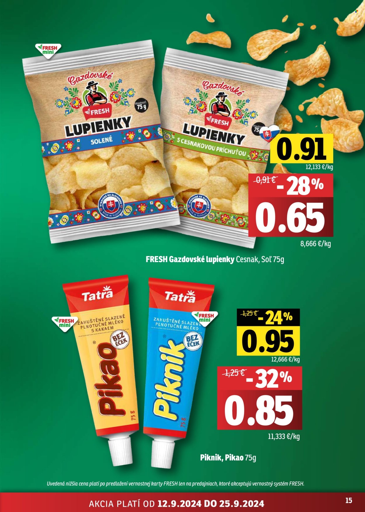 Leták FRESH - 12.9.2024 - 25.9.2024. Strana 15
