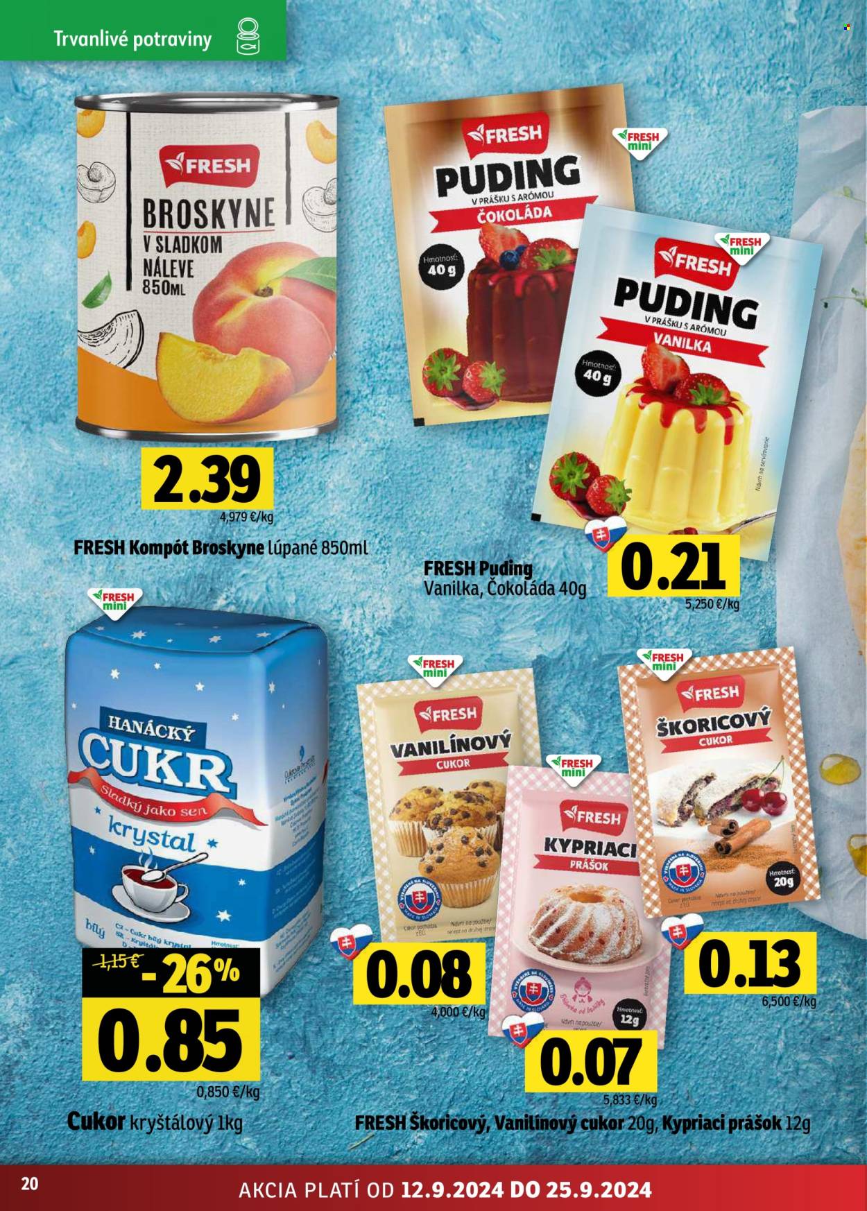 Leták FRESH - 12.9.2024 - 25.9.2024. Strana 20