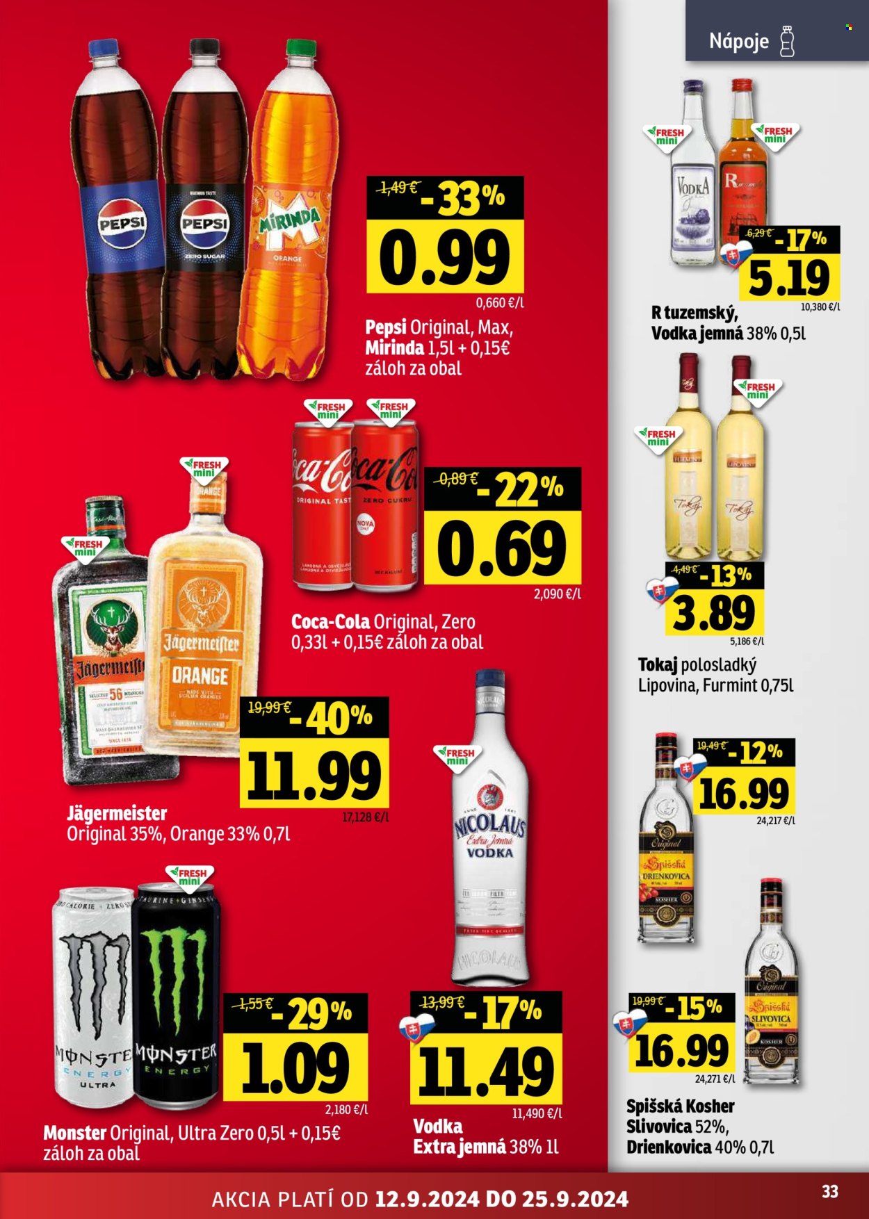 Leták FRESH - 12.9.2024 - 25.9.2024. Strana 33
