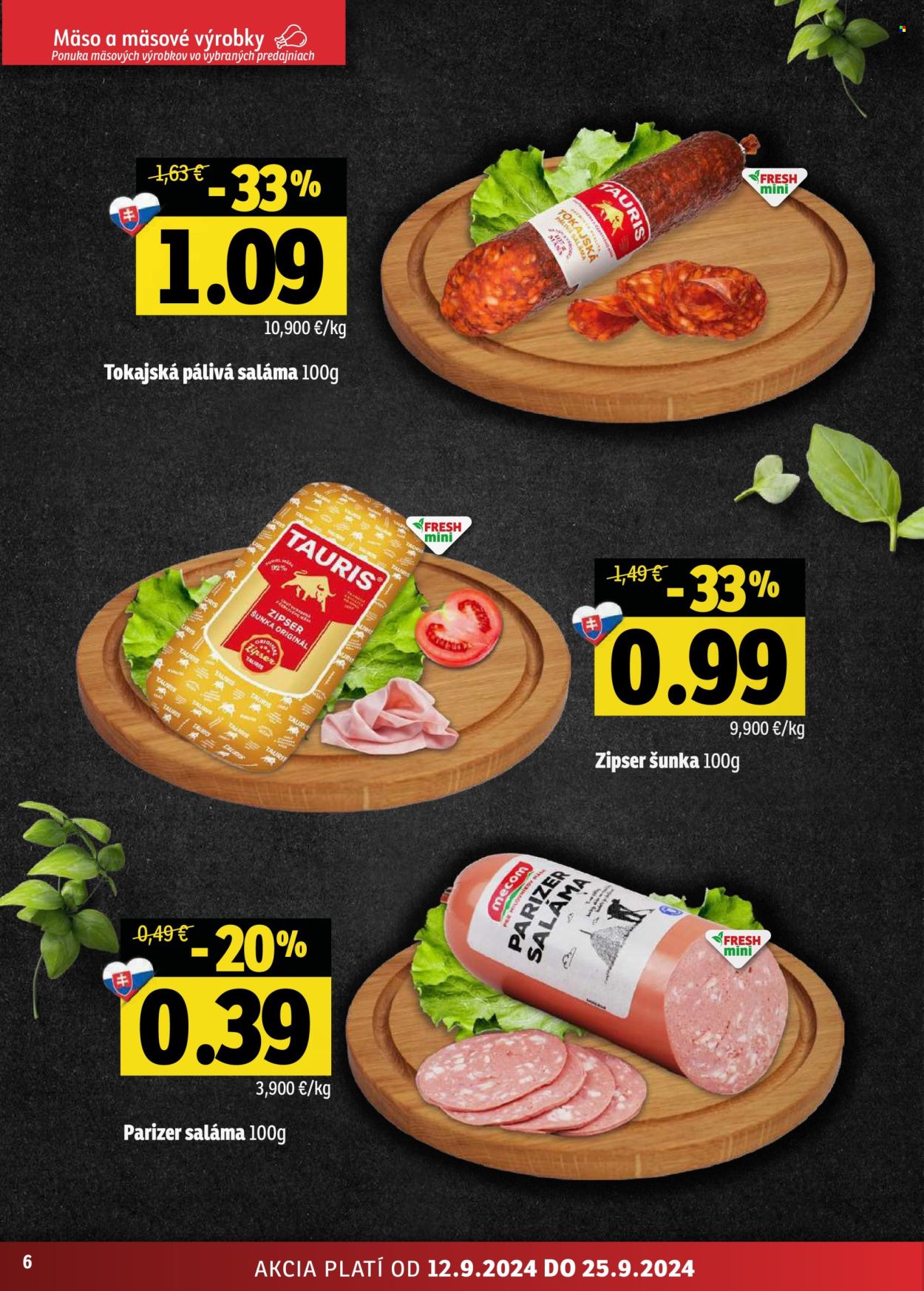 Leták FRESH - 12.9.2024 - 25.9.2024. Strana 6