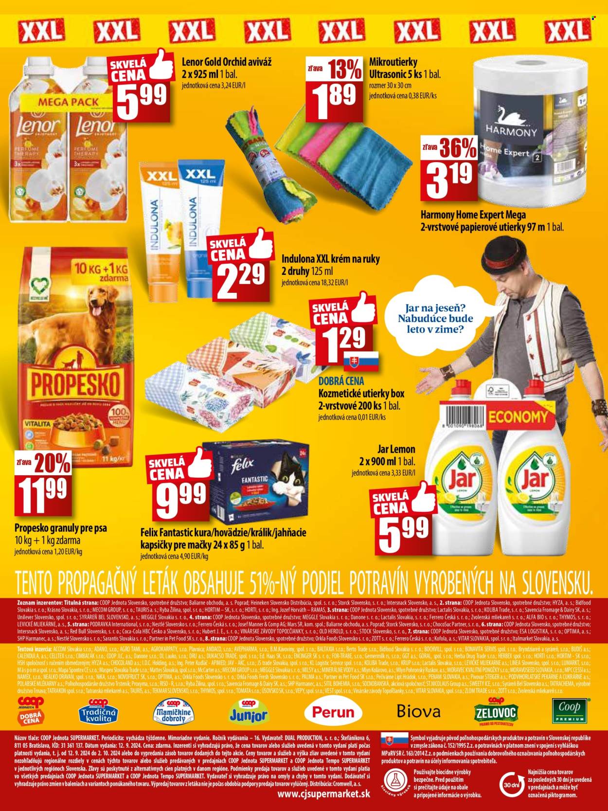Leták COOP Jednota - 12.9.2024 - 2.10.2024. Strana 7