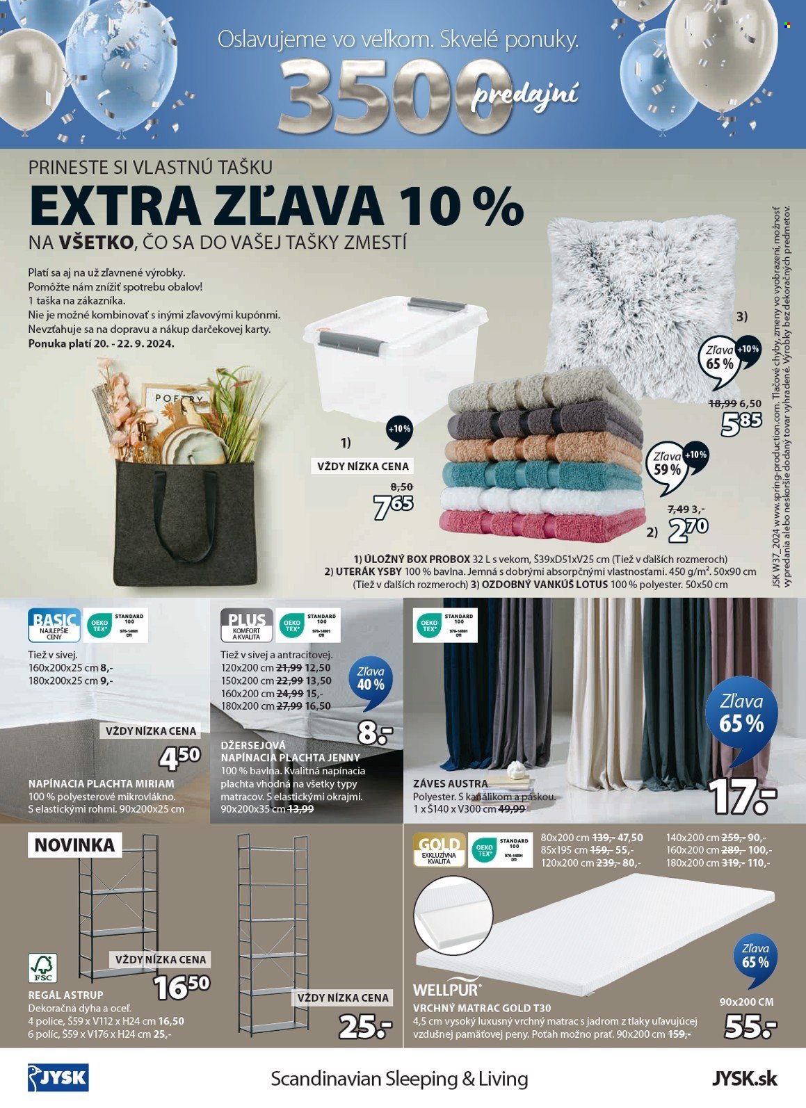 Leták JYSK - 15.9.2024 - 15.10.2024. Strana 25