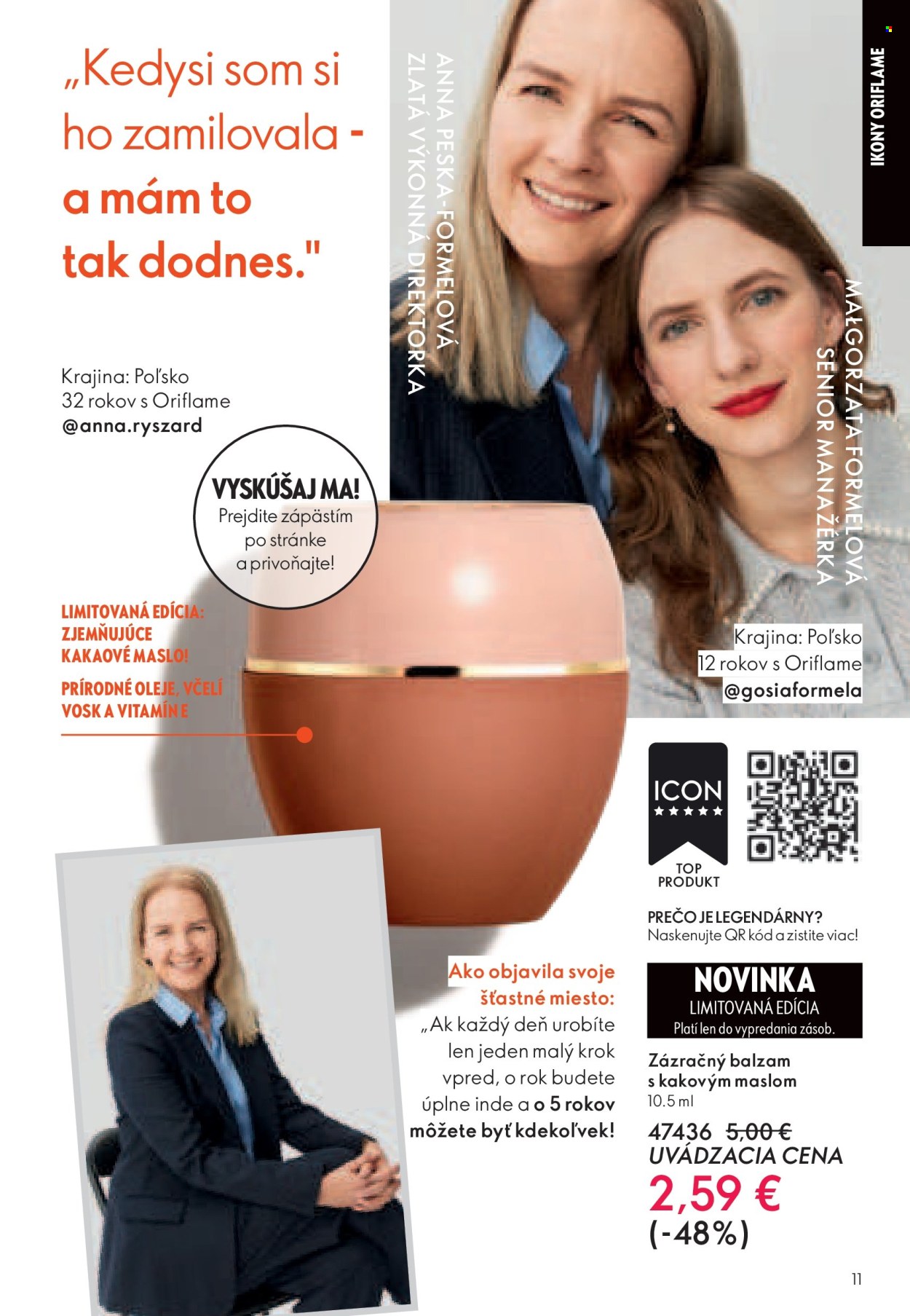 Leták Oriflame - 1.10.2024 - 19.10.2024. Strana 11