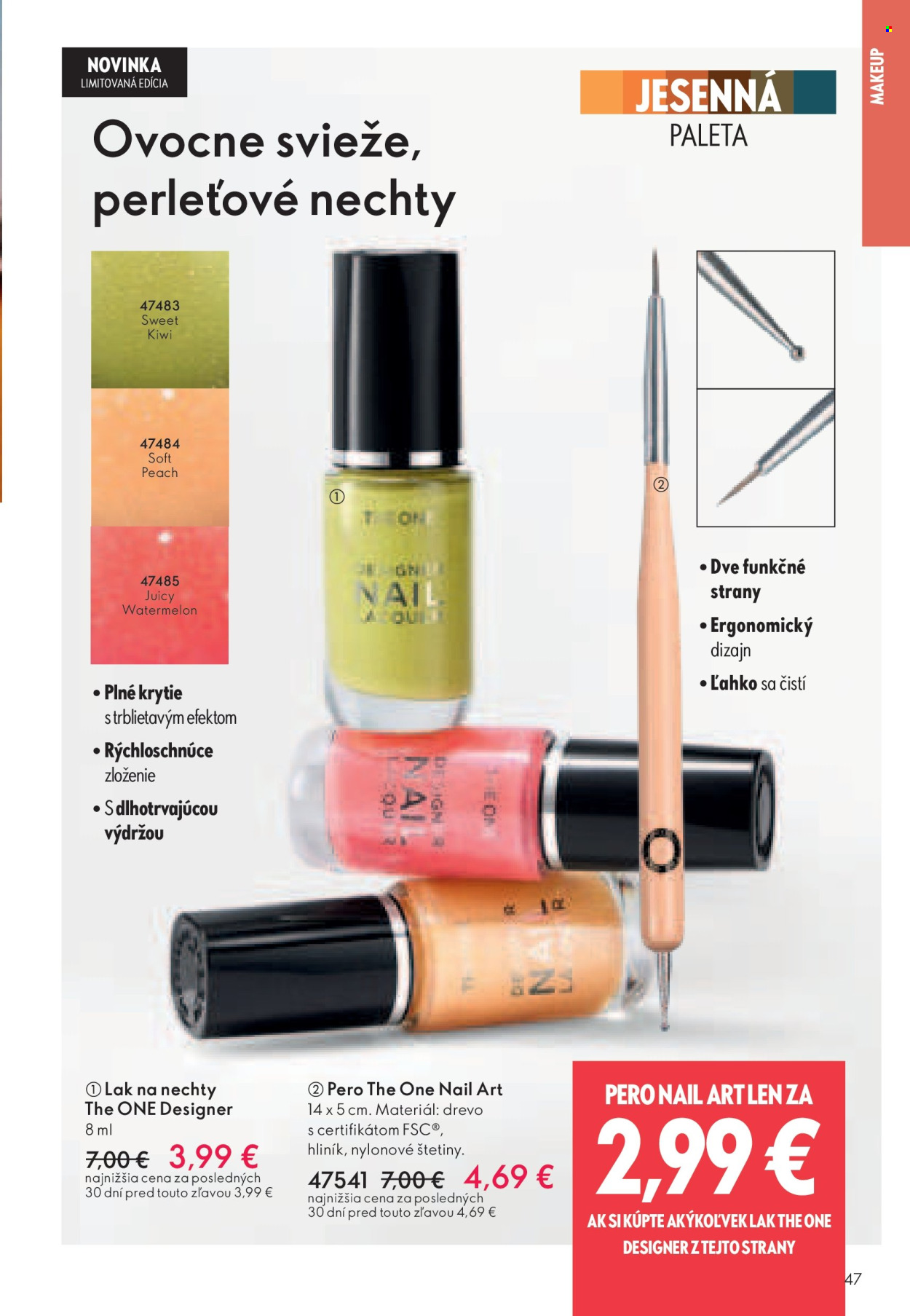 Leták Oriflame - 1.10.2024 - 19.10.2024. Strana 47