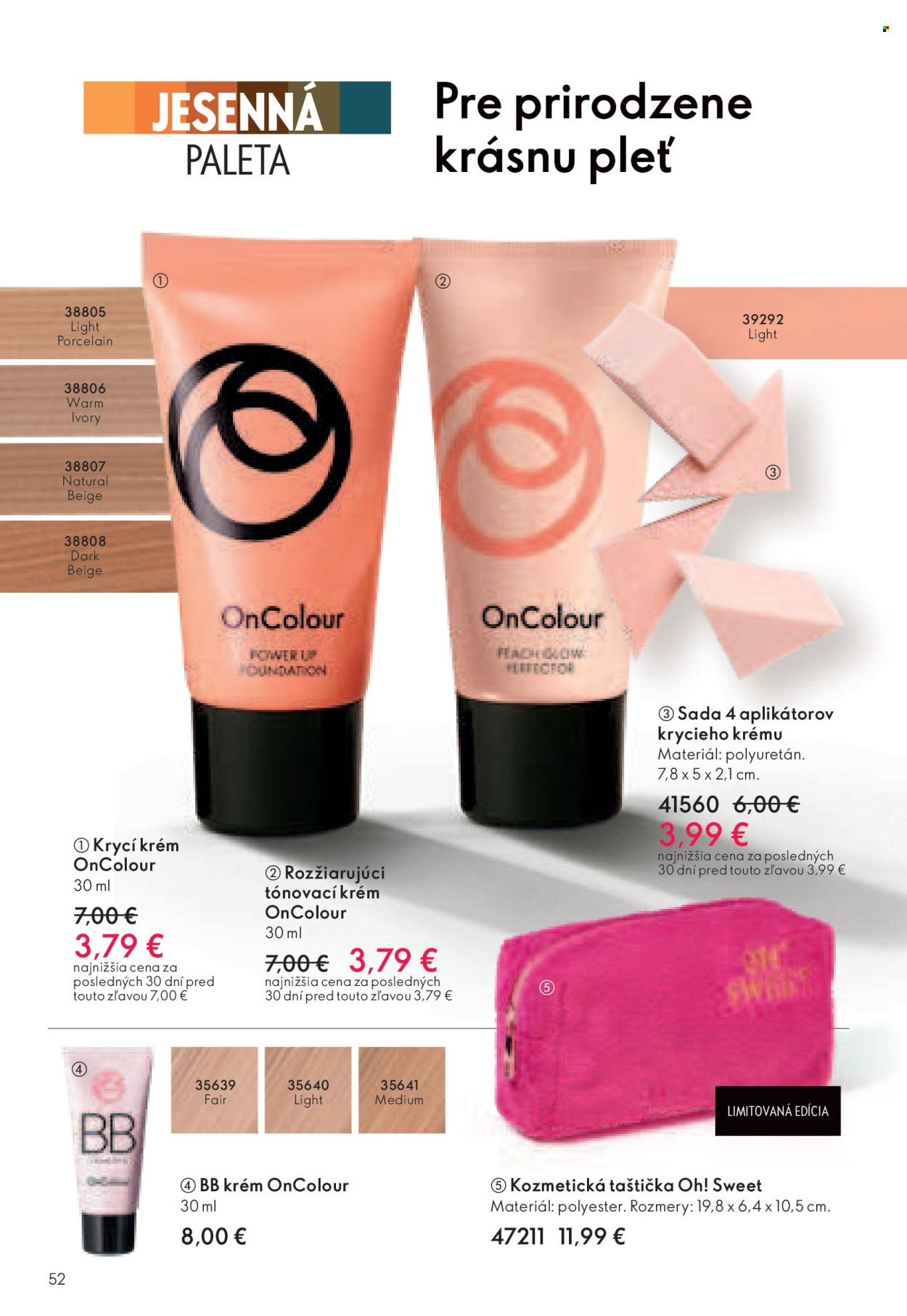 Leták Oriflame - 1.10.2024 - 19.10.2024. Strana 52