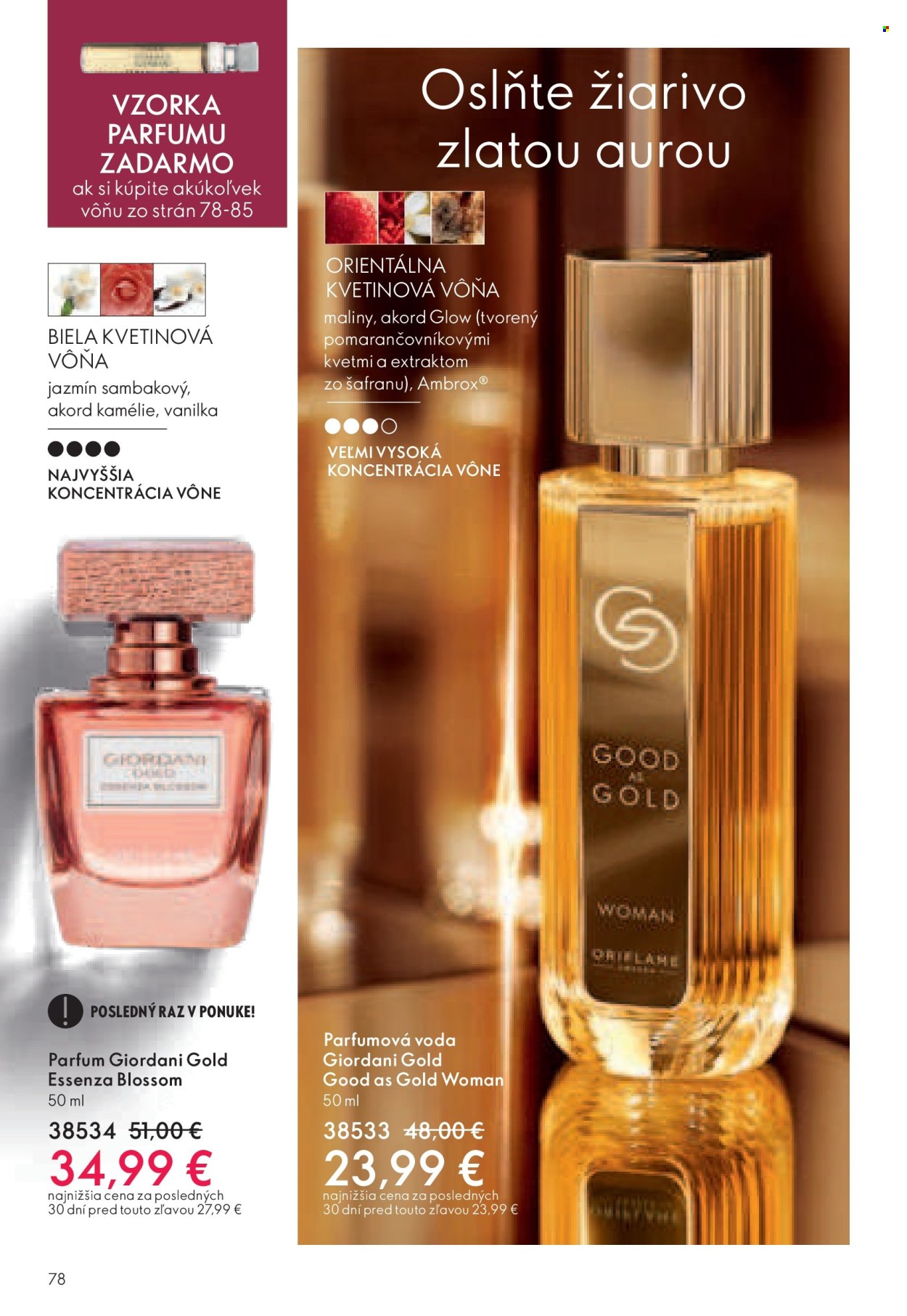 Leták Oriflame - 1.10.2024 - 19.10.2024. Strana 78
