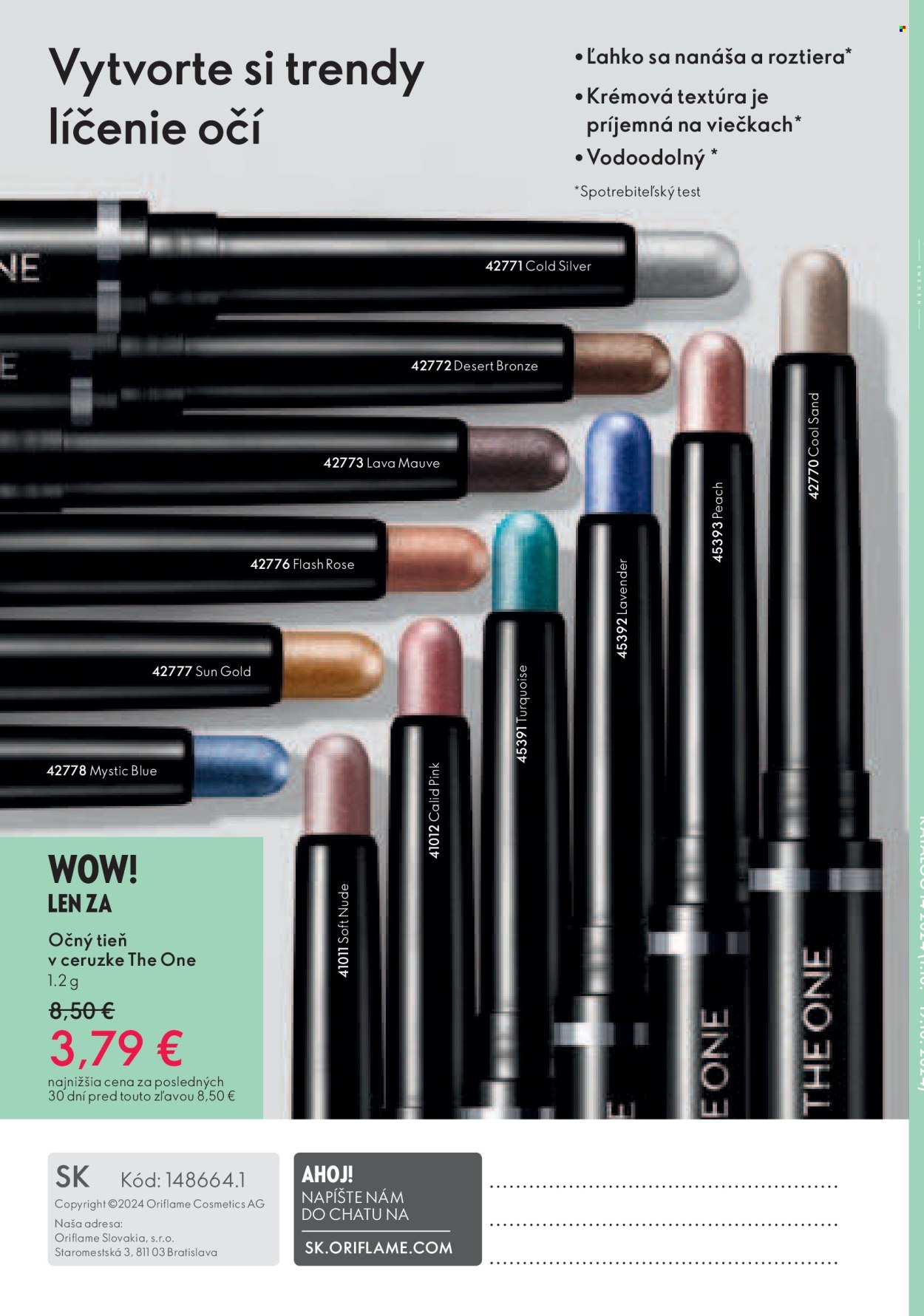 Leták Oriflame - 1.10.2024 - 19.10.2024. Strana 180