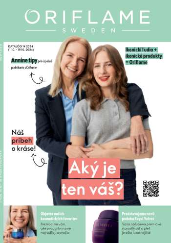 Leták Oriflame - 1.10.2024 - 19.10.2024.