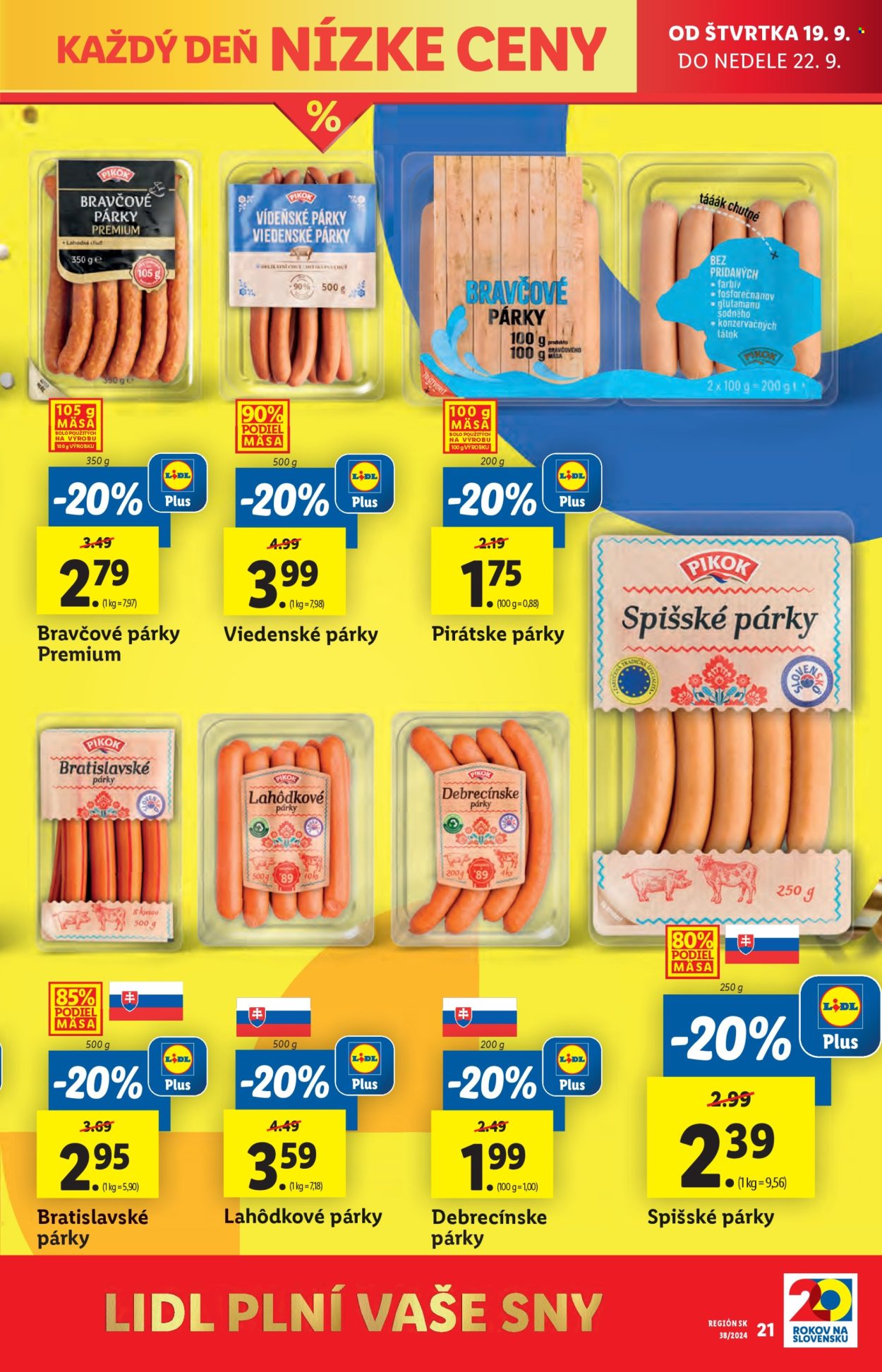 Leták Lidl - 19.9.2024 - 22.9.2024. Strana 39