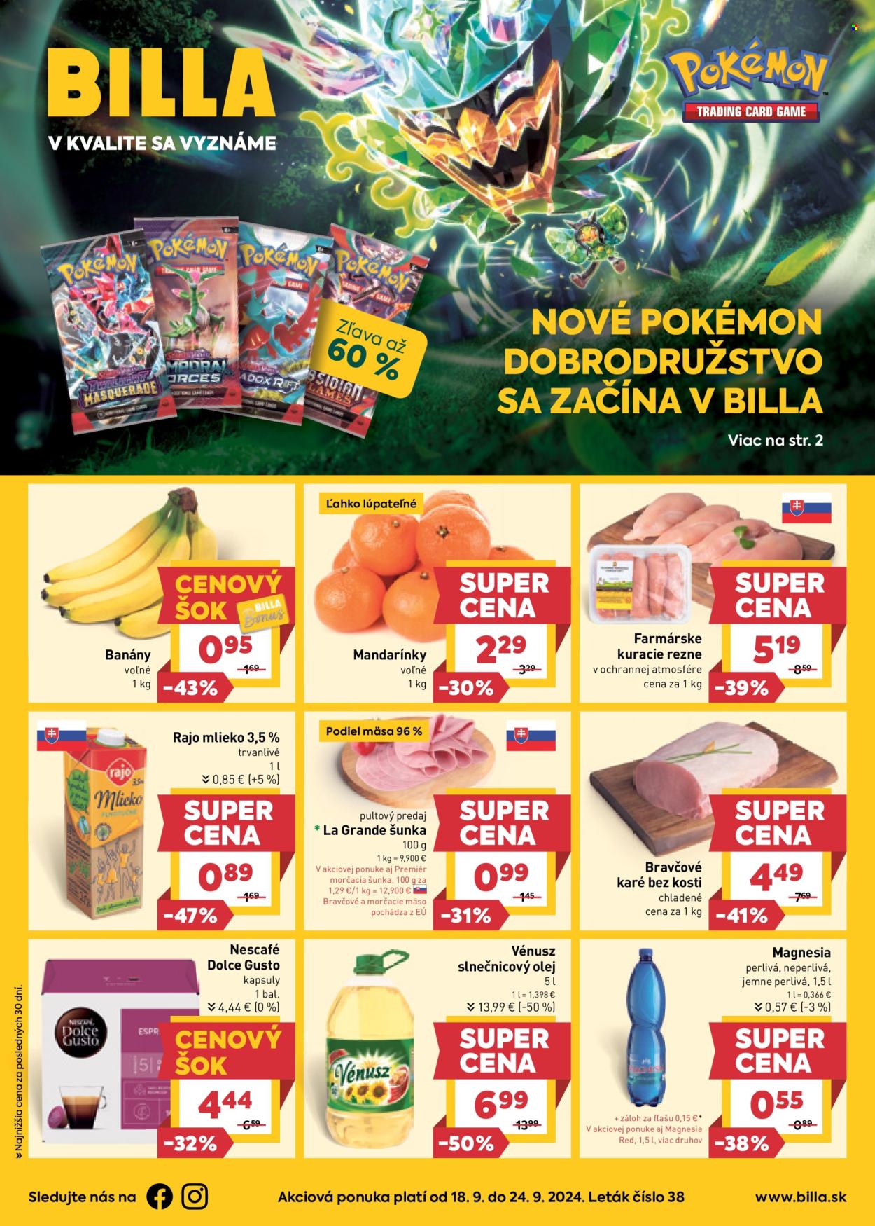 Leták Billa - 18.9.2024 - 24.9.2024. Strana 1