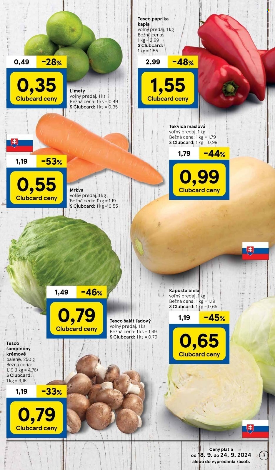 Leták TESCO - 18.9.2024 - 24.9.2024. Strana 3