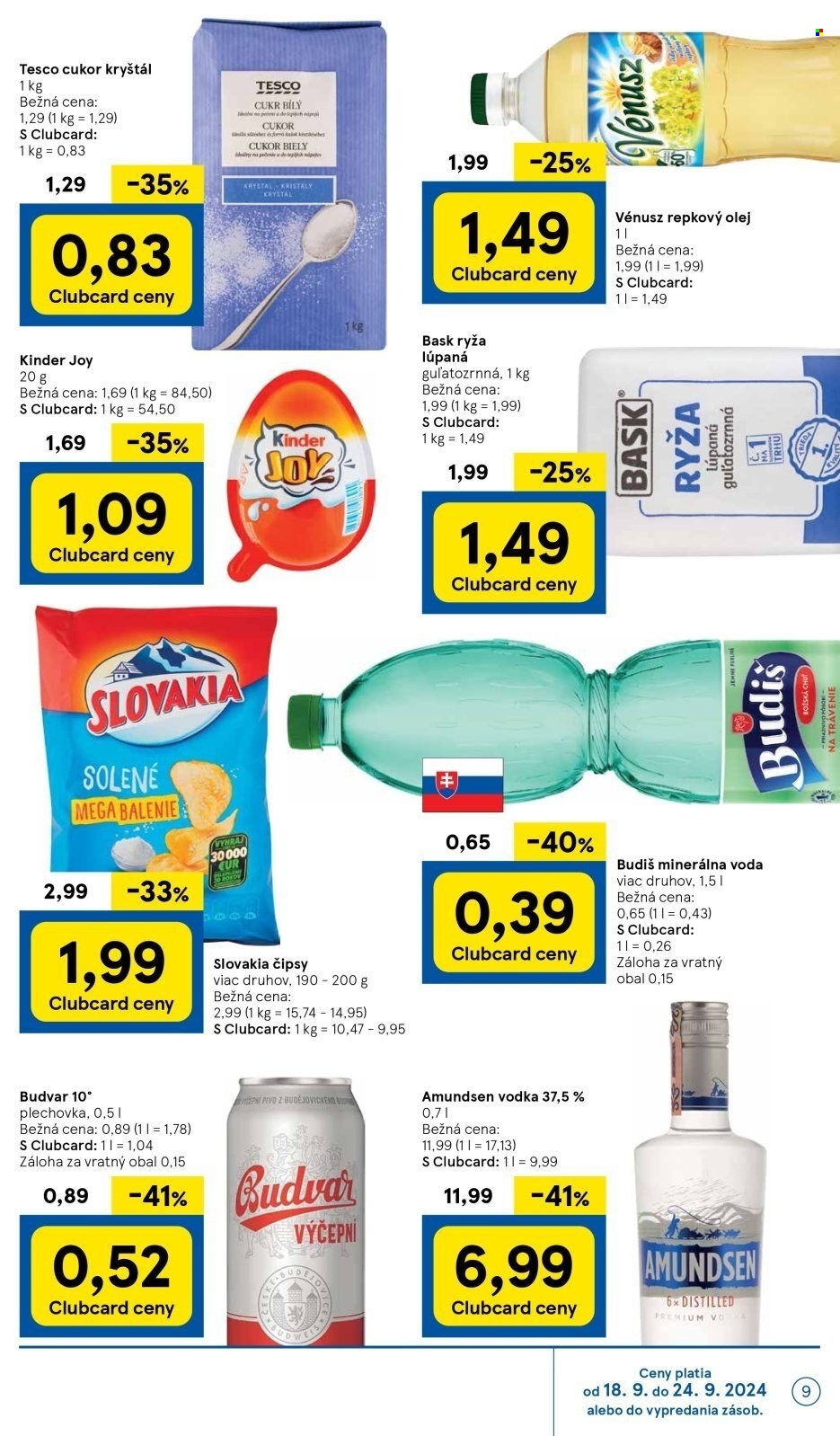 Leták TESCO - 18.9.2024 - 24.9.2024. Strana 9