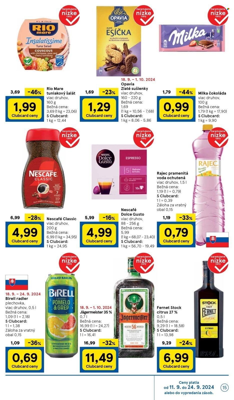 Leták TESCO - 18.9.2024 - 24.9.2024. Strana 15