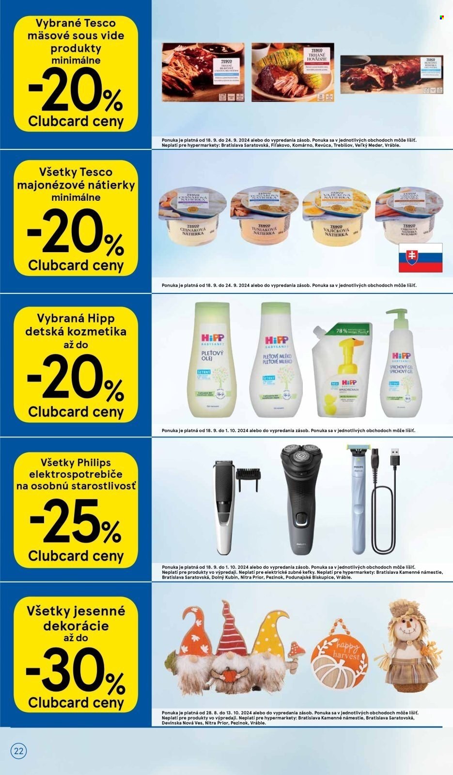 Leták TESCO - 18.9.2024 - 24.9.2024. Strana 22