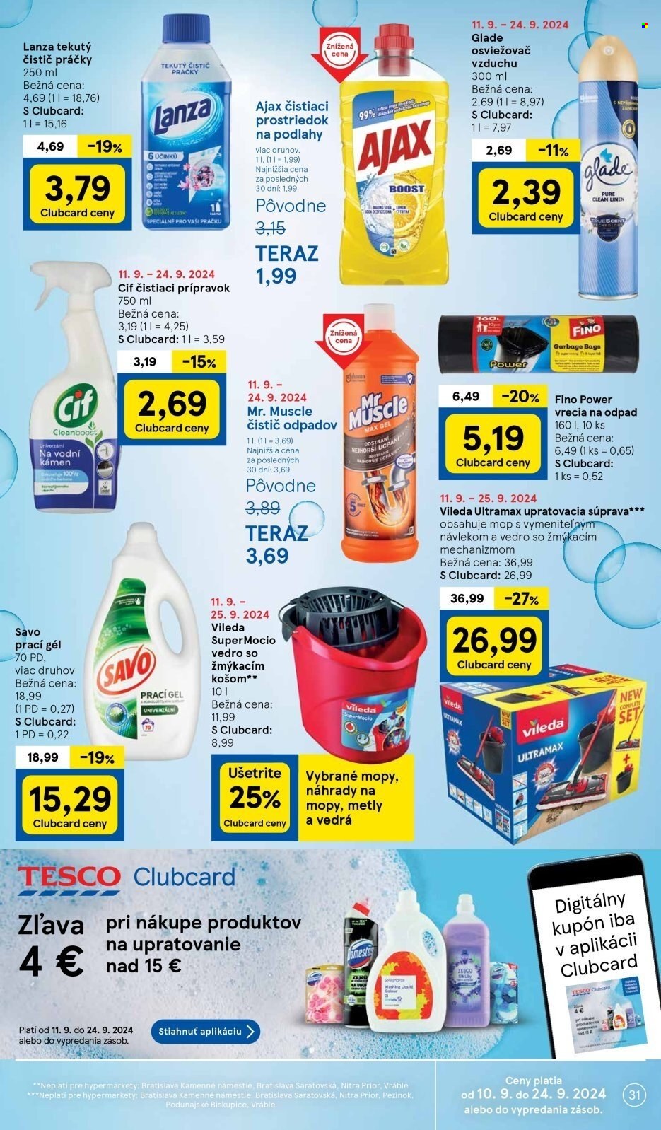 Leták TESCO - 18.9.2024 - 24.9.2024. Strana 31