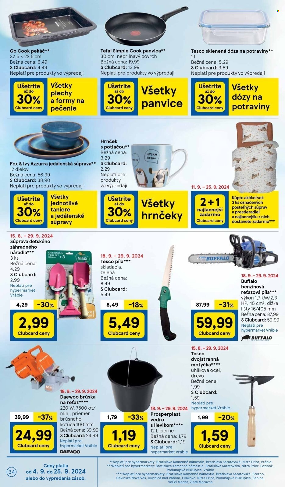 Leták TESCO - 18.9.2024 - 24.9.2024. Strana 34