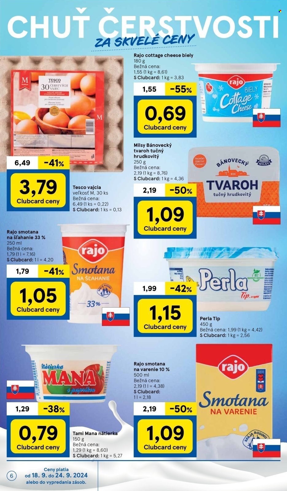Leták TESCO supermarket - 18.9.2024 - 24.9.2024. Strana 6