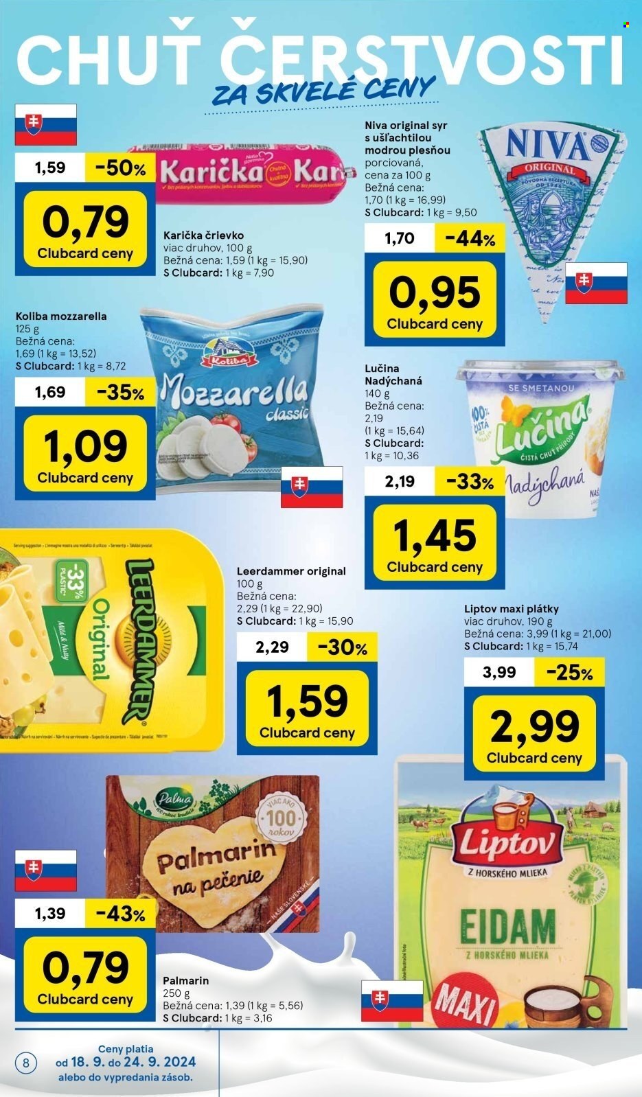 Leták TESCO supermarket - 18.9.2024 - 24.9.2024. Strana 8