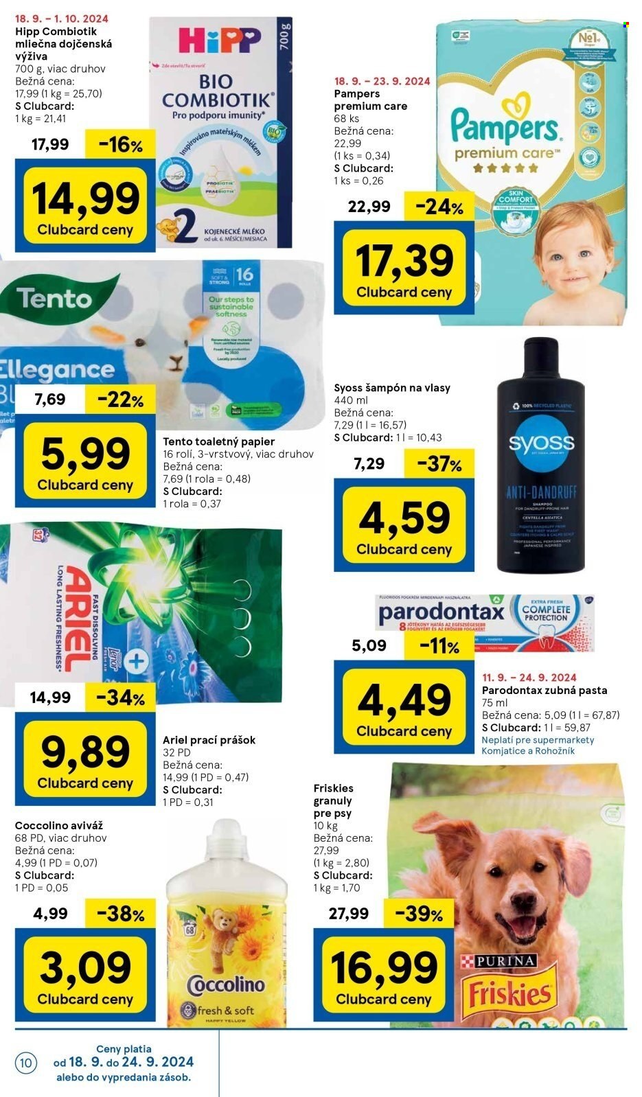 Leták TESCO supermarket - 18.9.2024 - 24.9.2024. Strana 10