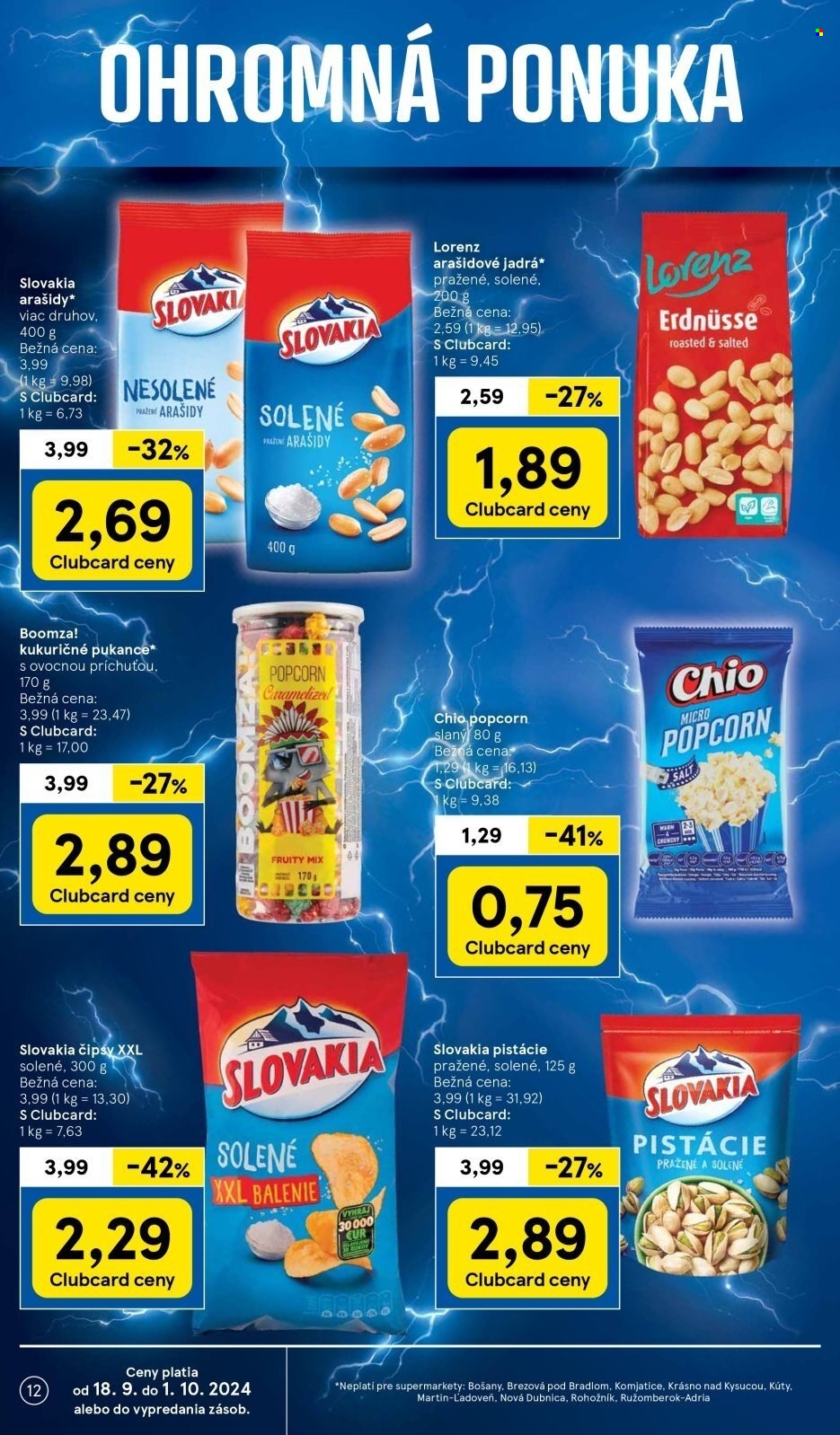 Leták TESCO supermarket - 18.9.2024 - 24.9.2024. Strana 12