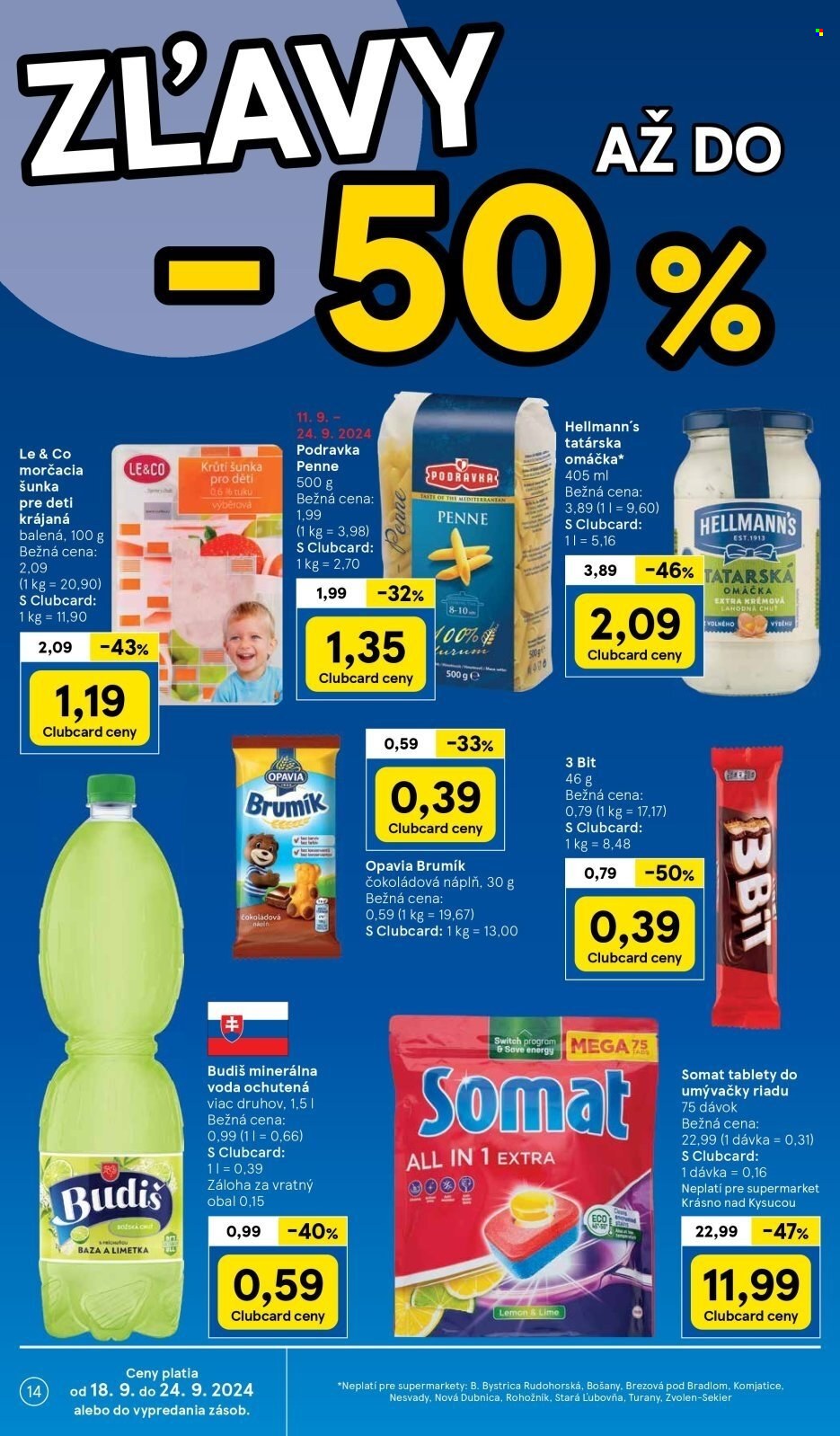Leták TESCO supermarket - 18.9.2024 - 24.9.2024. Strana 14