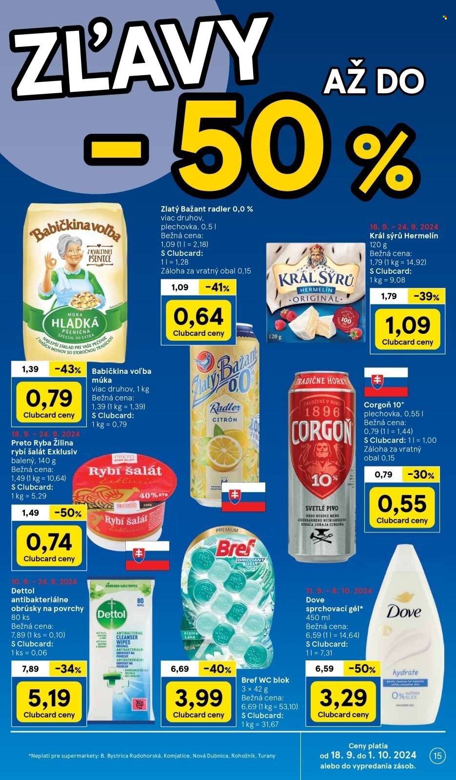 Leták TESCO supermarket - 18.9.2024 - 24.9.2024. Strana 15