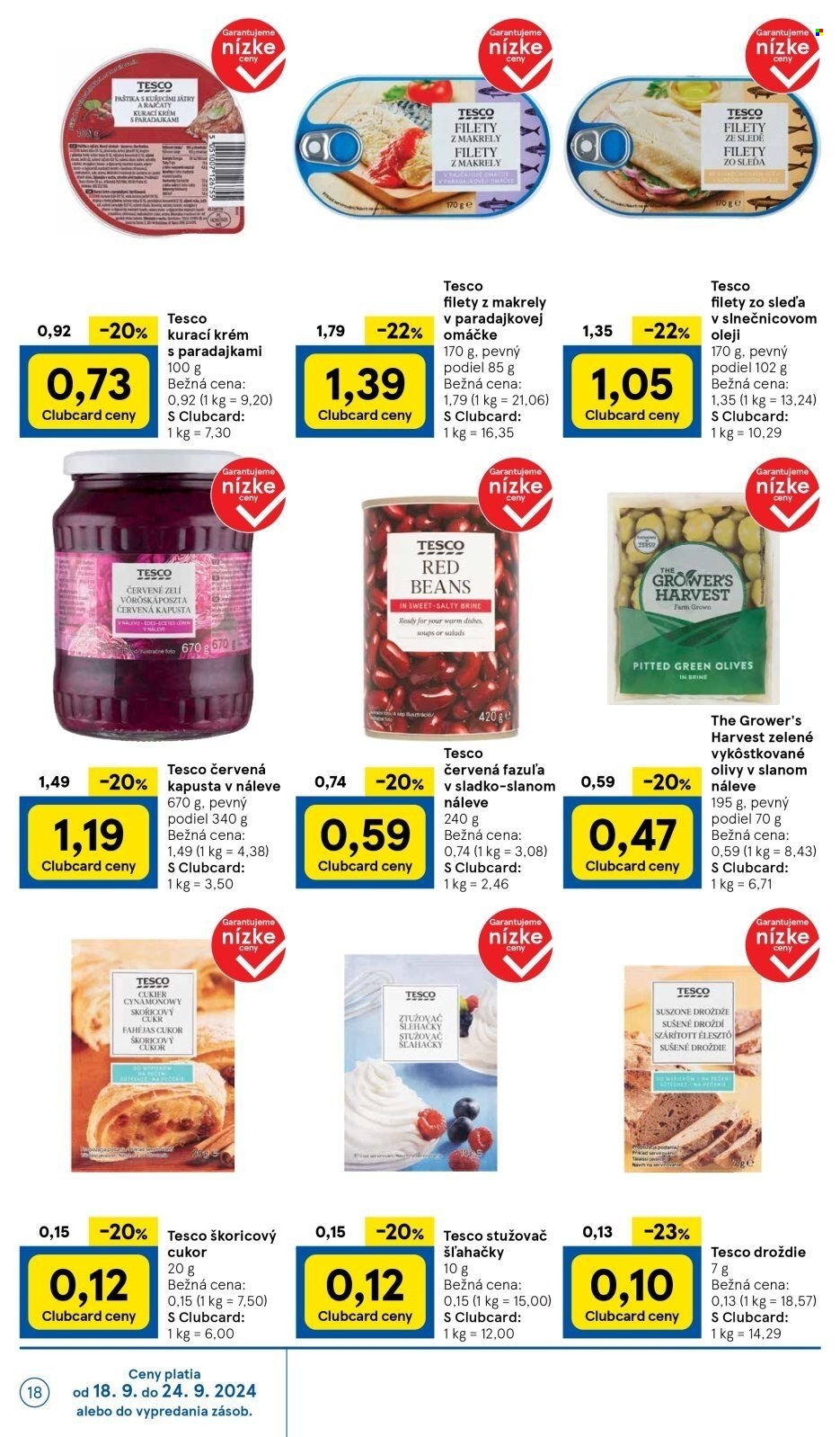 Leták TESCO supermarket - 18.9.2024 - 24.9.2024. Strana 18
