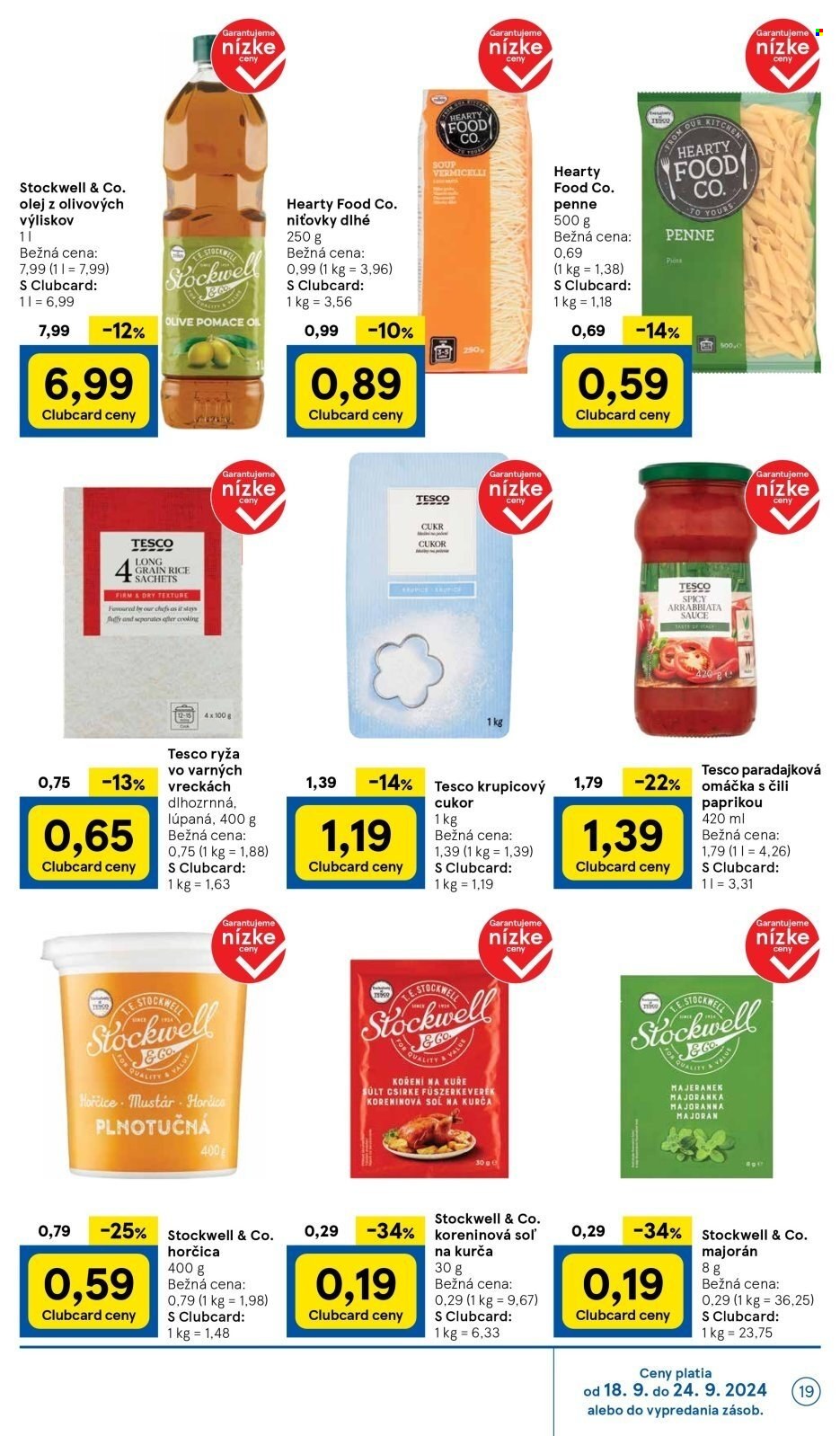 Leták TESCO supermarket - 18.9.2024 - 24.9.2024. Strana 19
