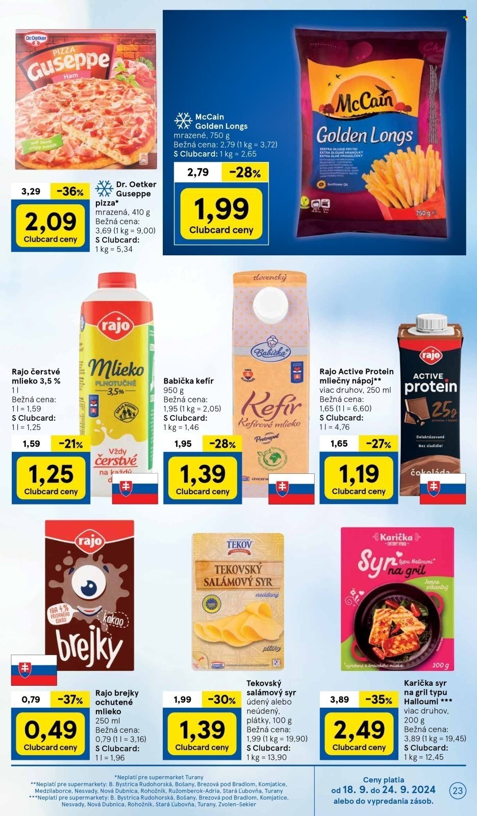 Leták TESCO supermarket - 18.9.2024 - 24.9.2024. Strana 23