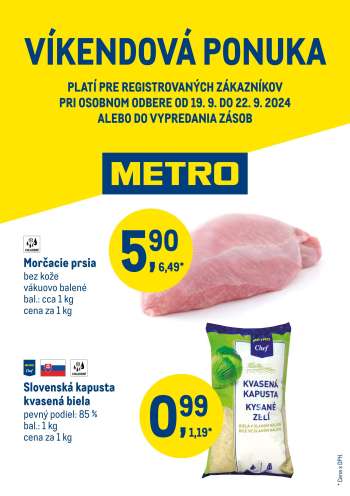 Leták Metro - 19.9.2024 - 22.9.2024.