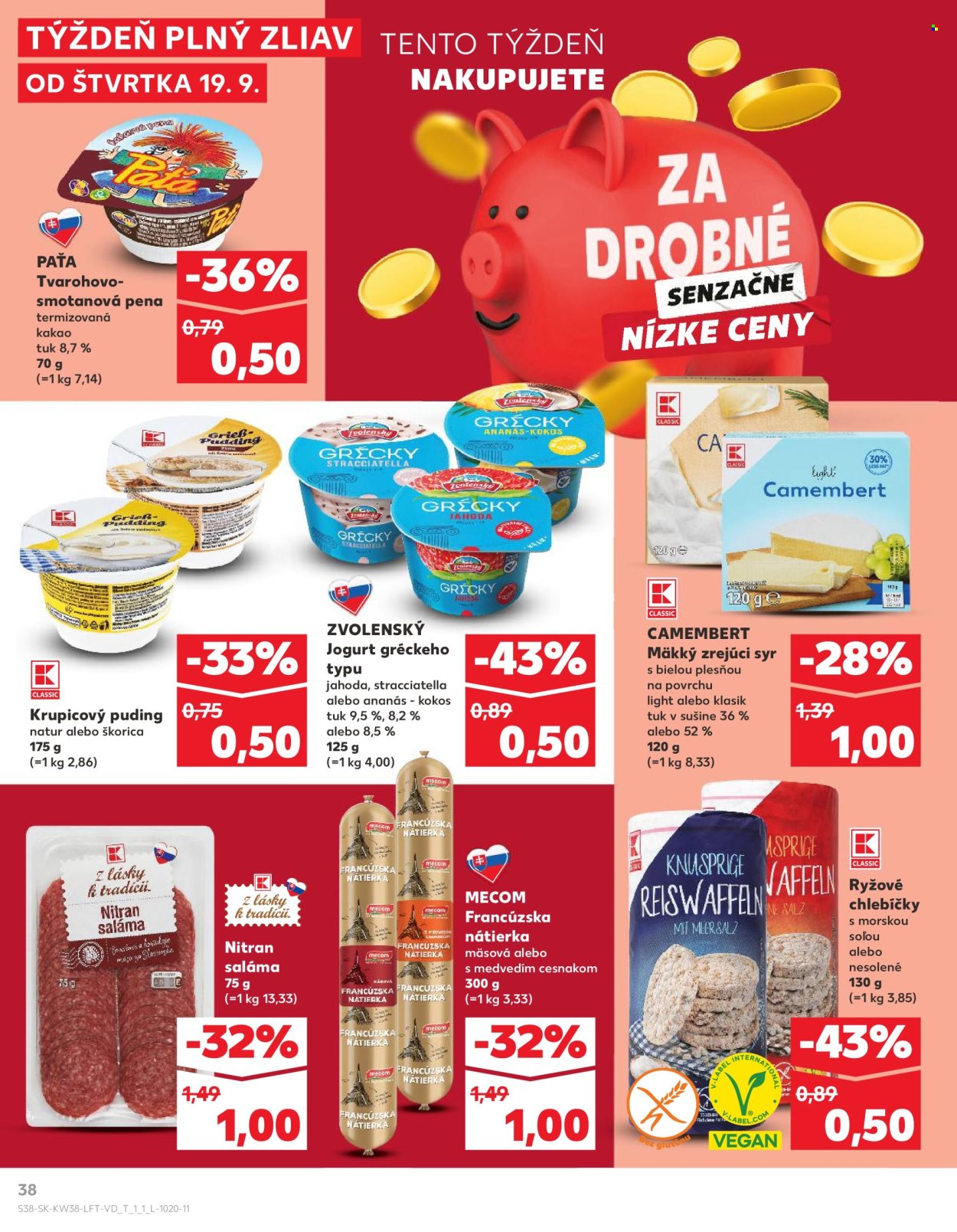 Leták Kaufland - 19.9.2024 - 25.9.2024. Strana 38