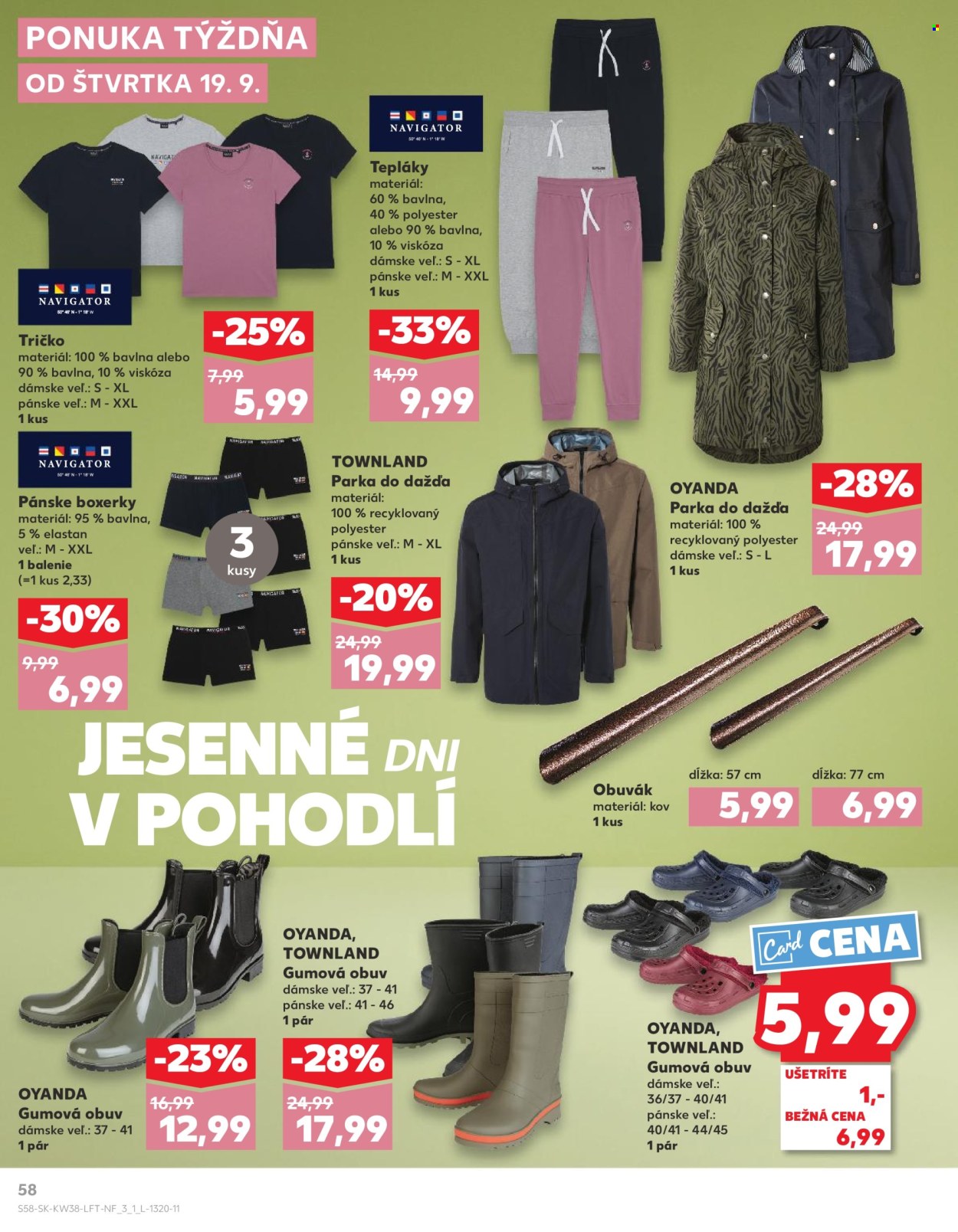 Leták Kaufland - 19.9.2024 - 25.9.2024. Strana 58