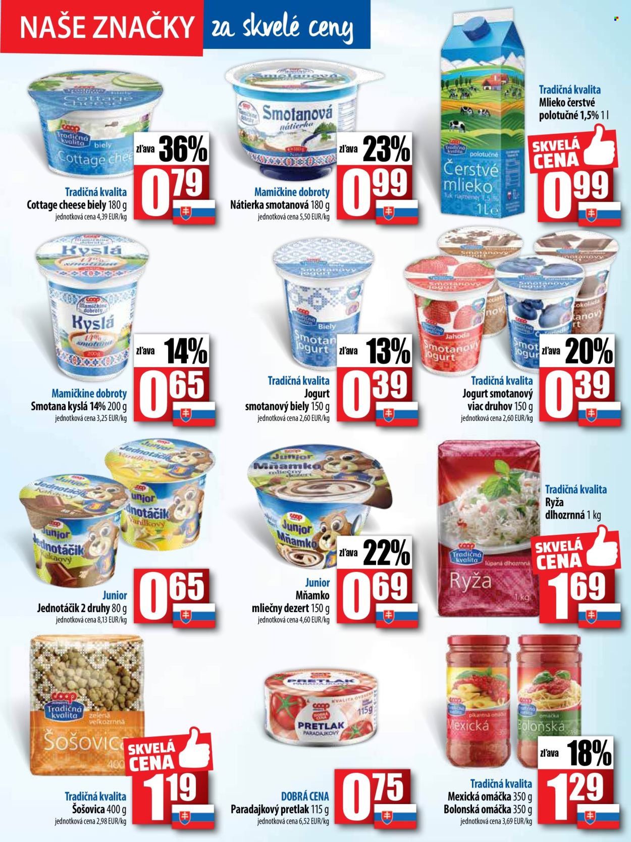 Leták COOP Jednota - 19.9.2024 - 2.10.2024. Strana 13