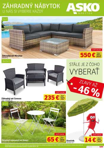 Leták Asko Nábytok - 19.9.2024 - 2.10.2024.