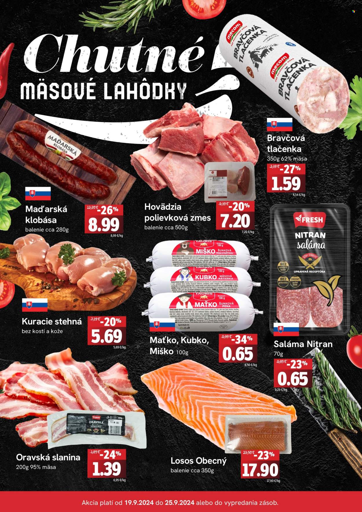 Leták FRESH - 19.9.2024 - 25.9.2024. Strana 2