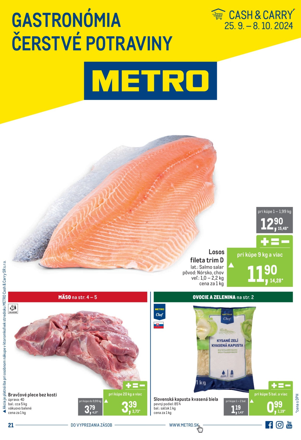 Leták Metro - 25.9.2024 - 8.10.2024. Strana 1