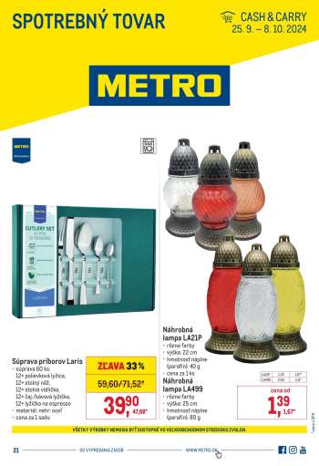 Leták Metro - 25.9.2024 - 8.10.2024.