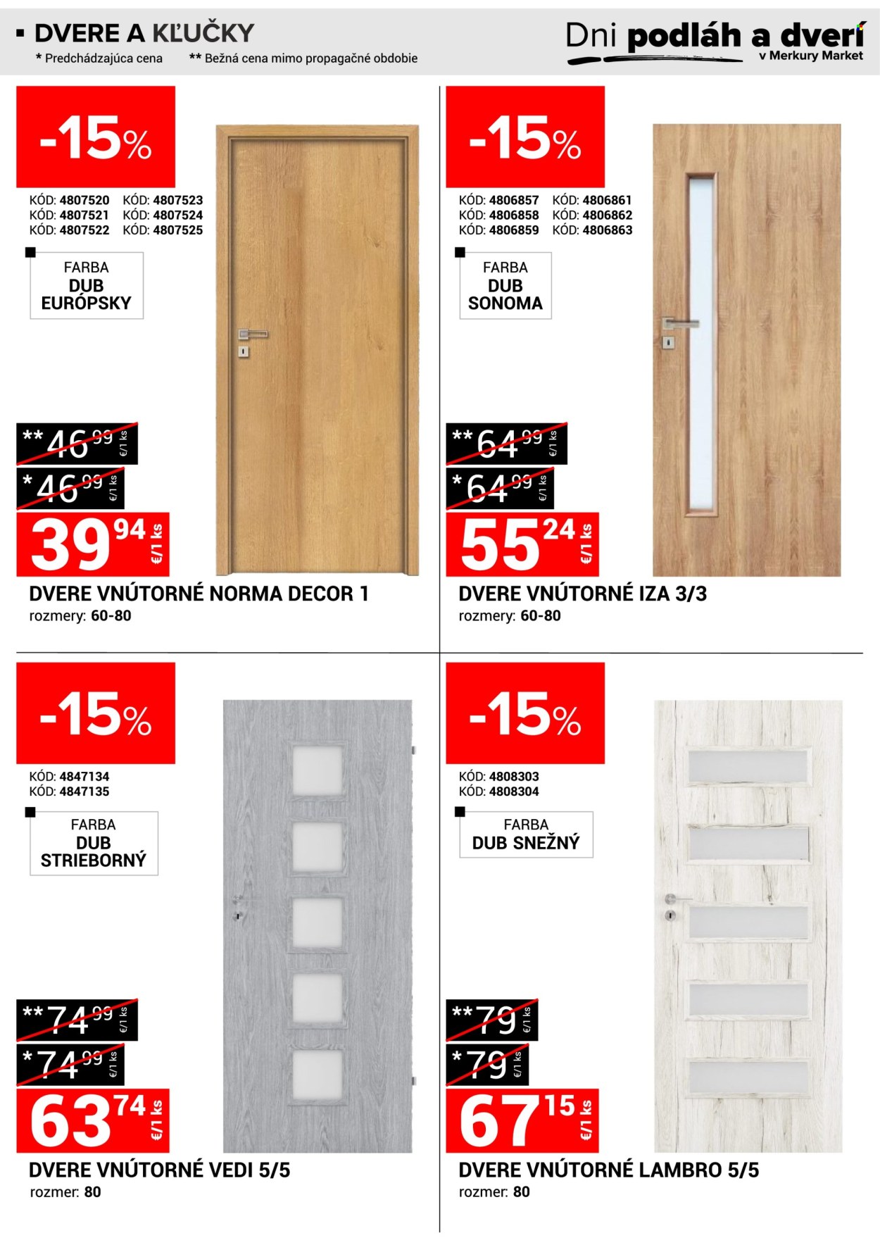 Leták Merkury Market - 21.9.2024 - 29.9.2024. Strana 8