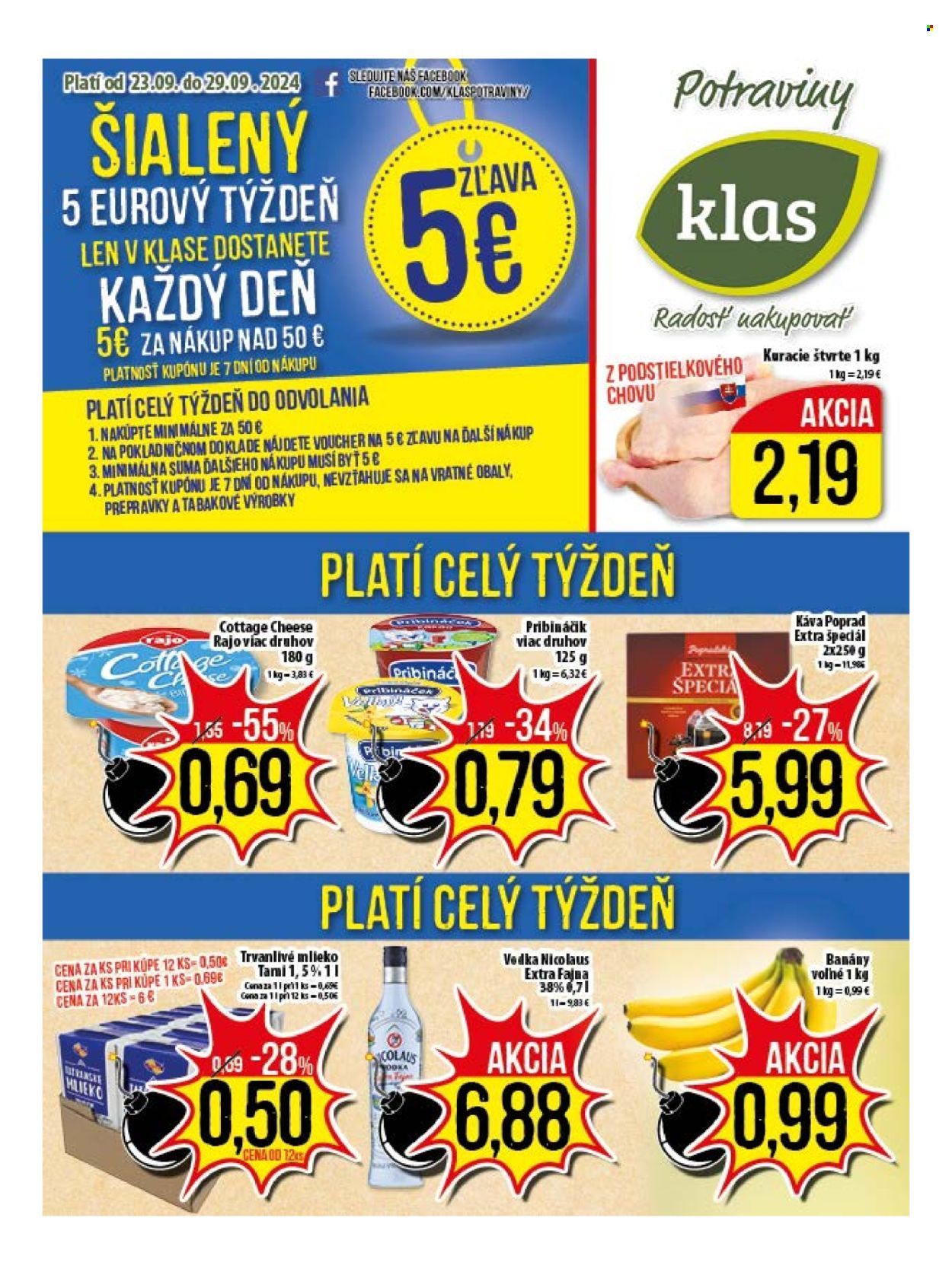 Leták Klas - 23.9.2024 - 29.9.2024. Strana 1
