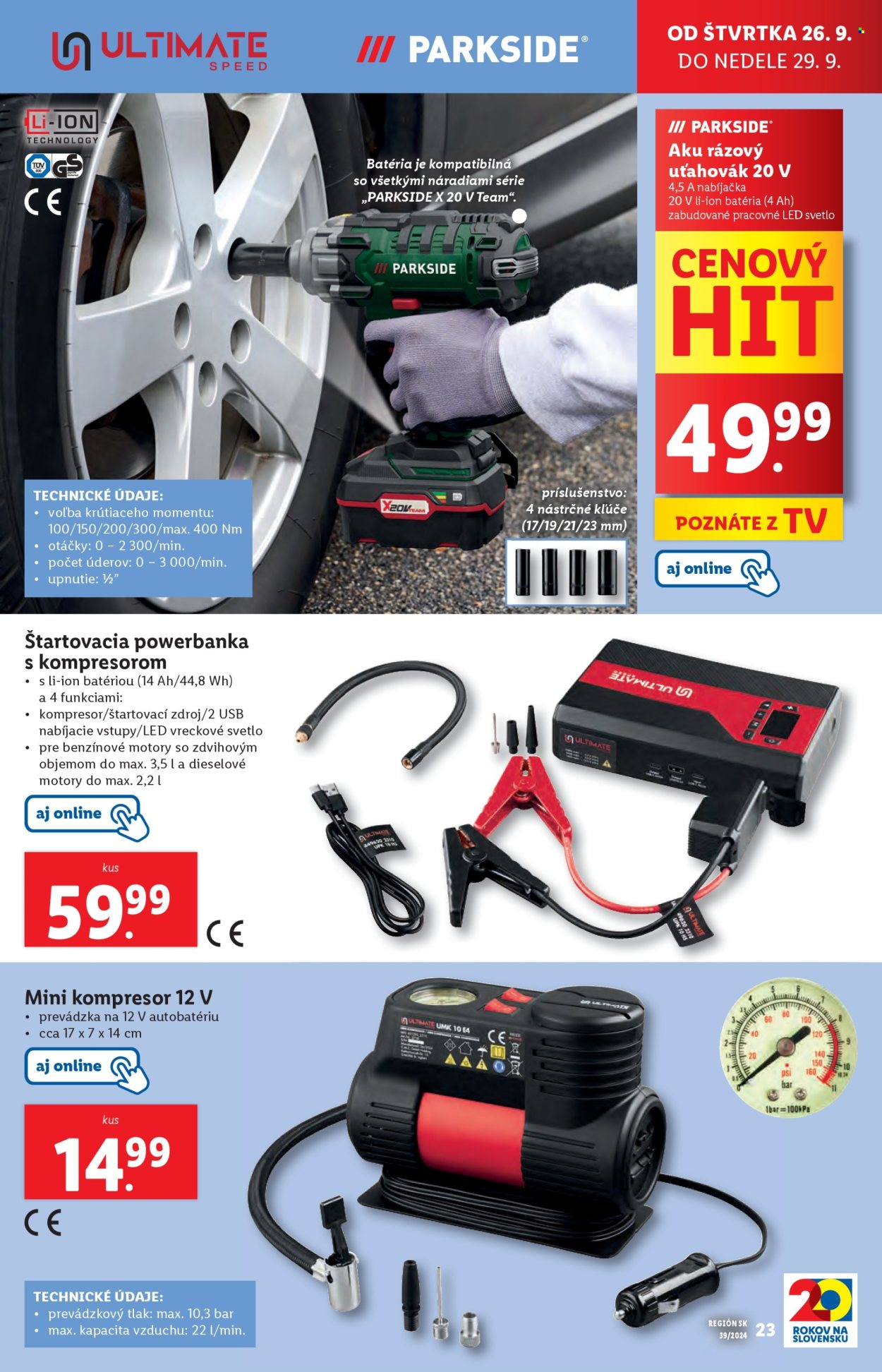 Leták Lidl - 26.9.2024 - 29.9.2024. Strana 83