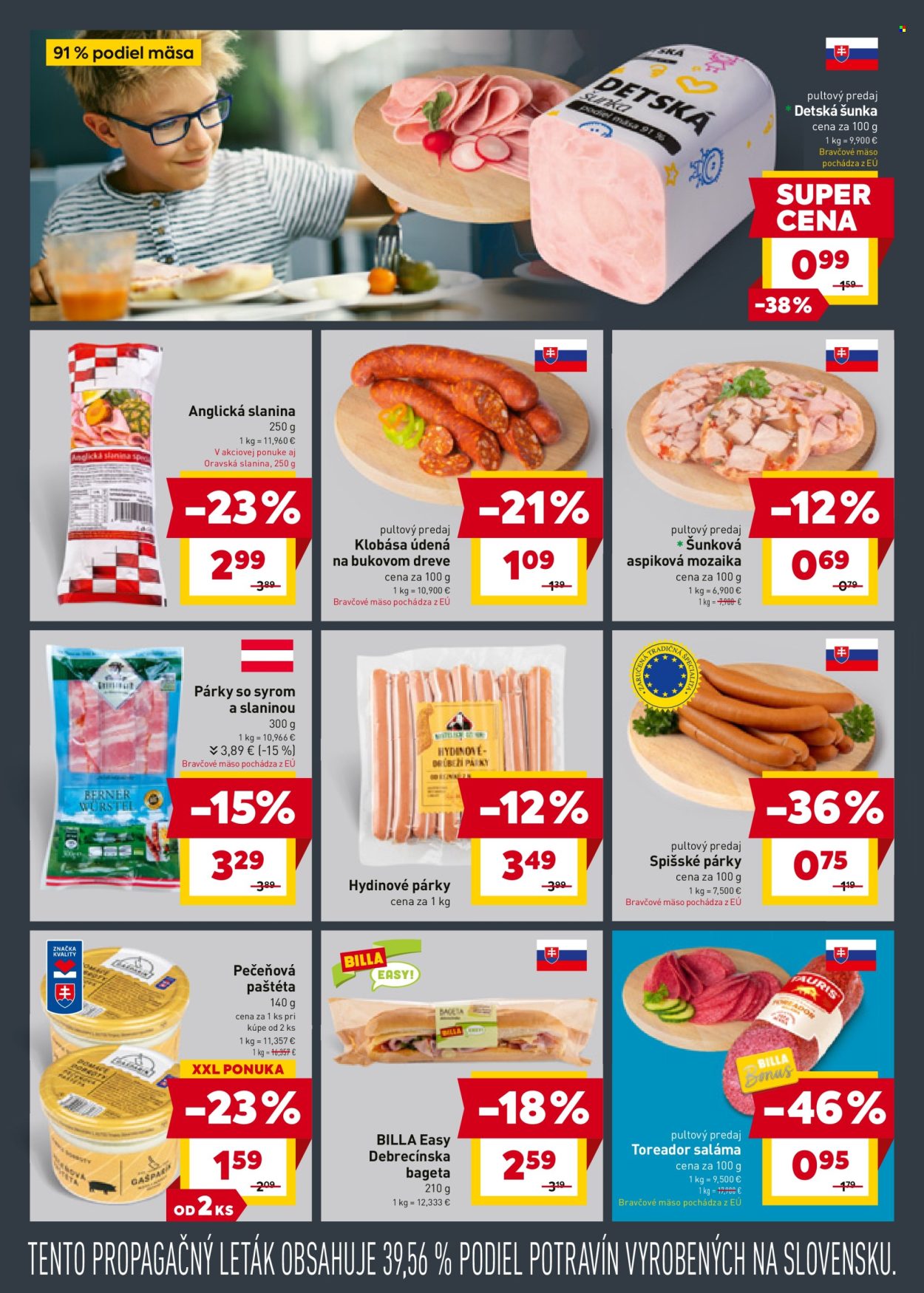 Leták Billa - 25.9.2024 - 1.10.2024. Strana 9