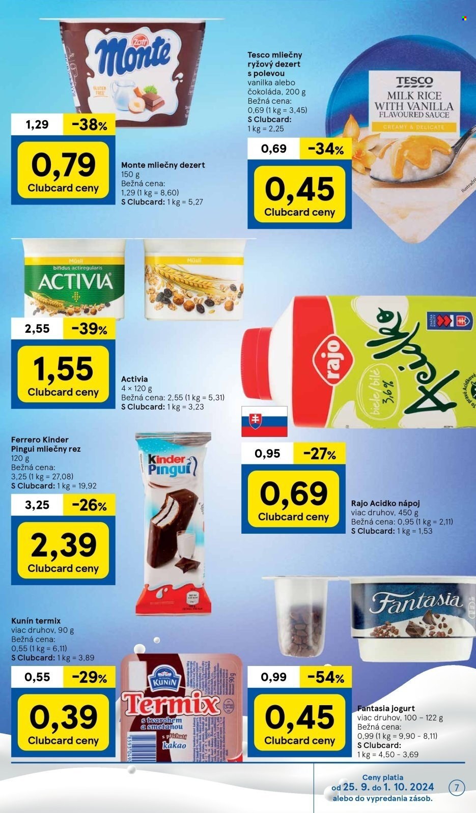 Leták TESCO - 25.9.2024 - 1.10.2024. Strana 7