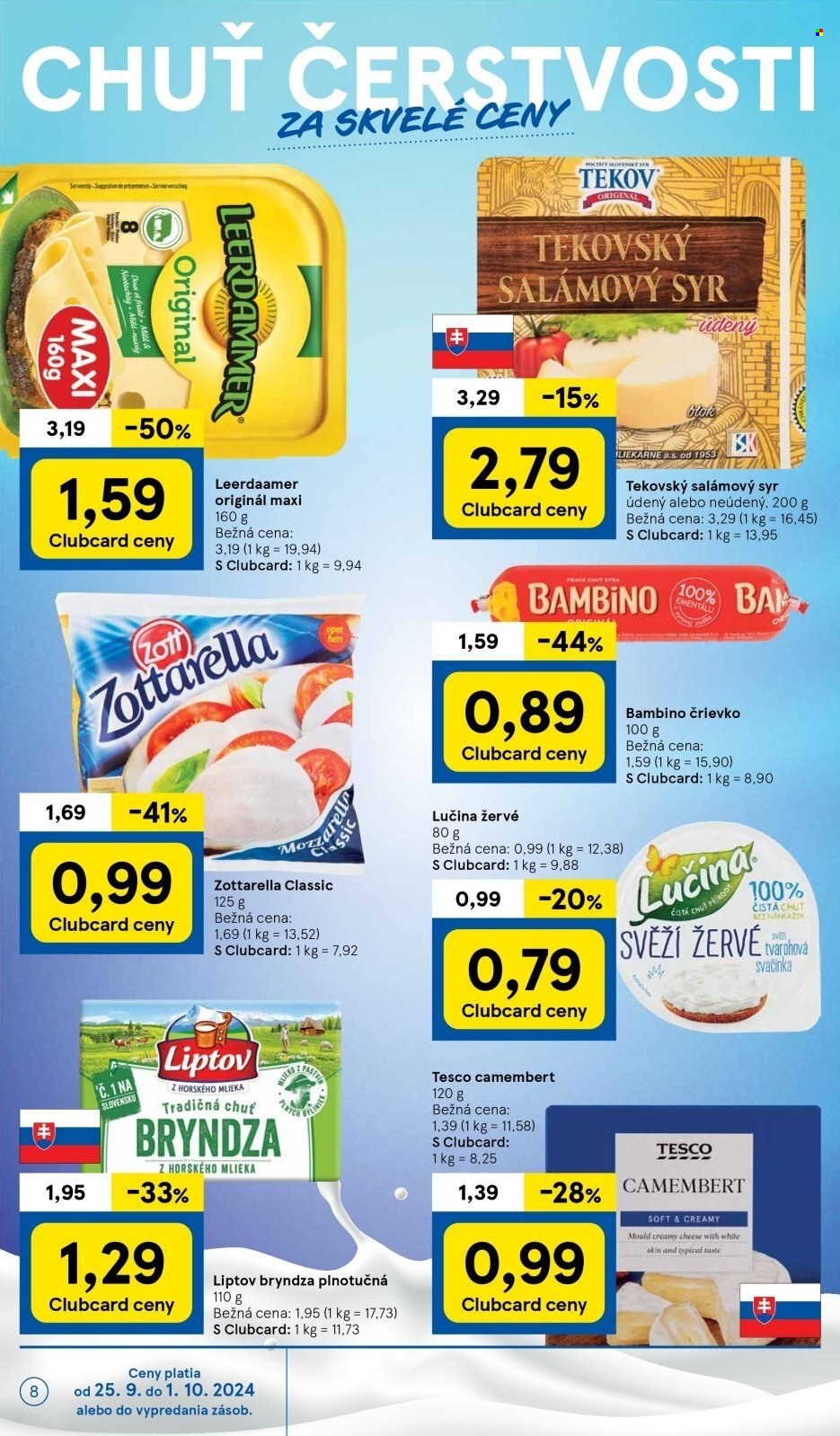 Leták TESCO - 25.9.2024 - 1.10.2024. Strana 8
