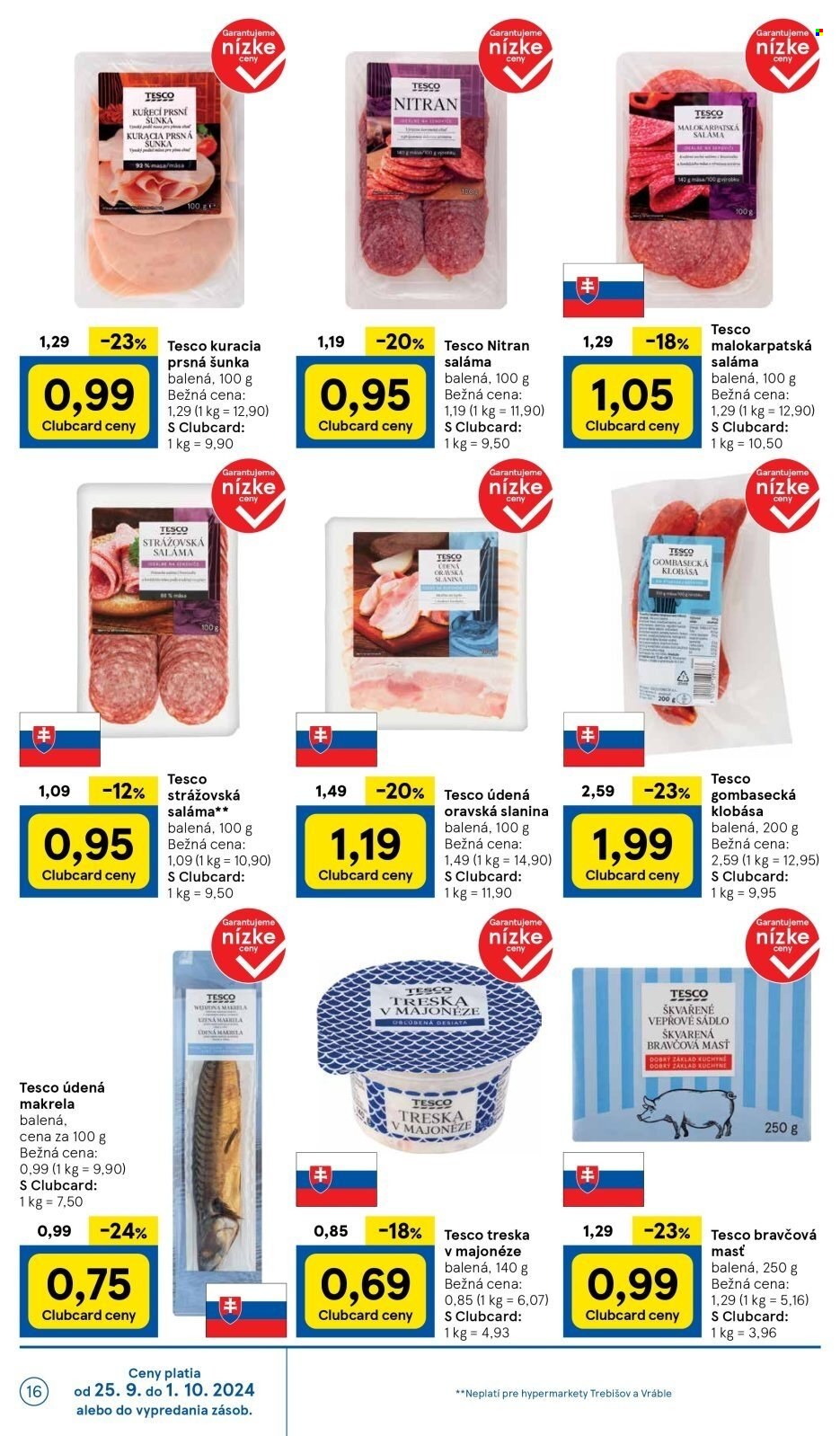 Leták TESCO - 25.9.2024 - 1.10.2024. Strana 16