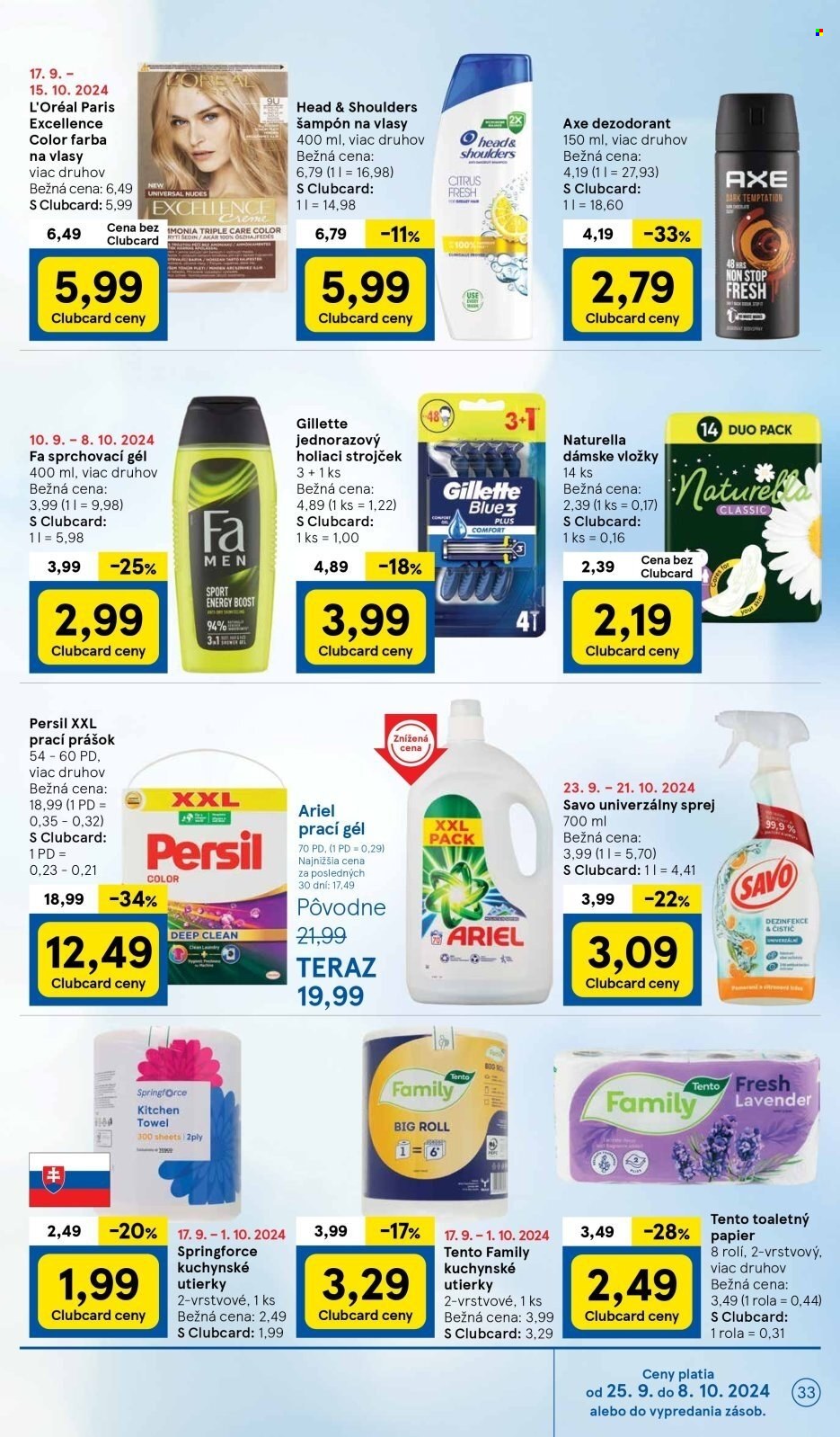 Leták TESCO - 25.9.2024 - 1.10.2024. Strana 33